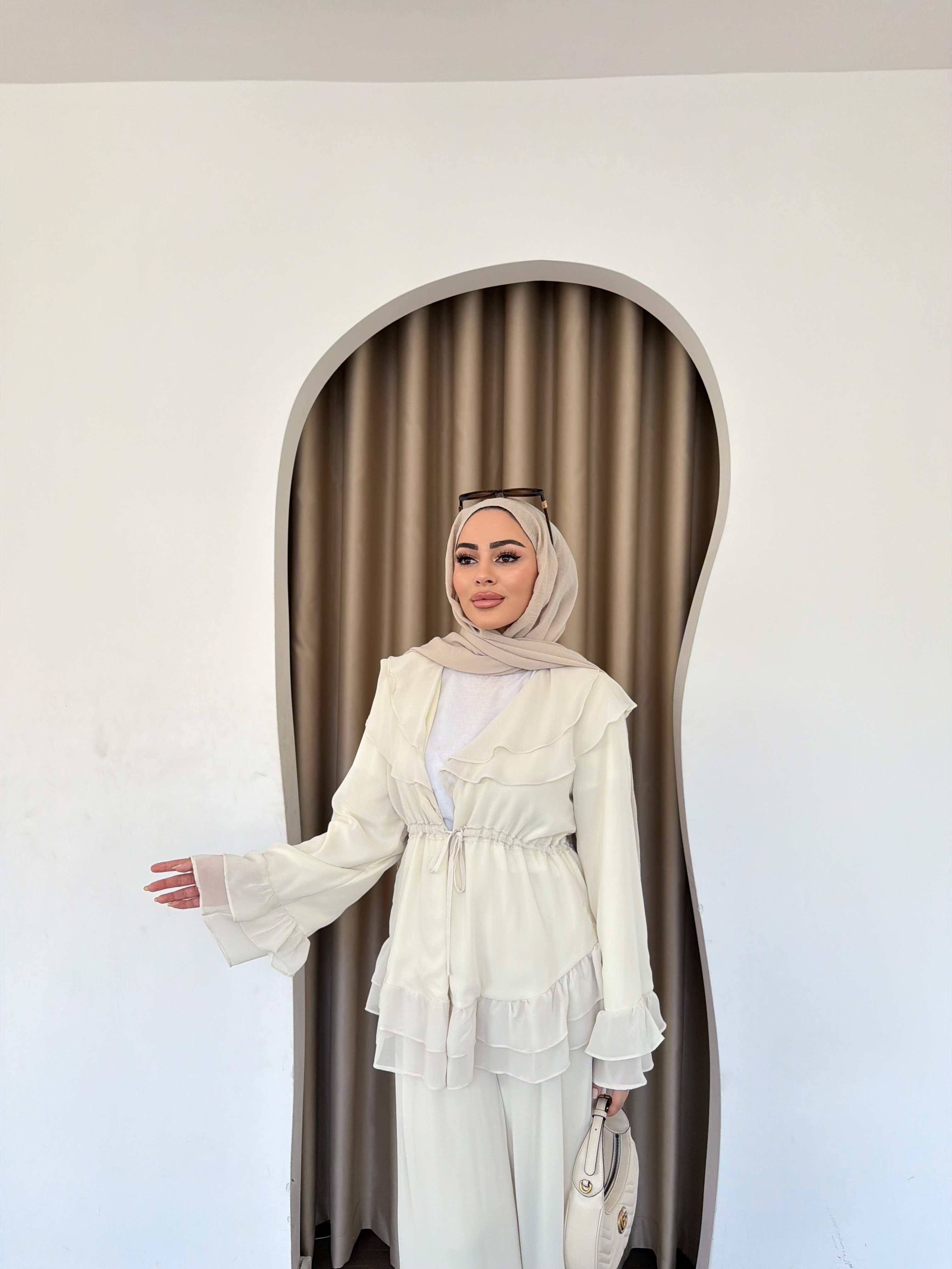 Deva Şifon Takım - Tereyağsarı