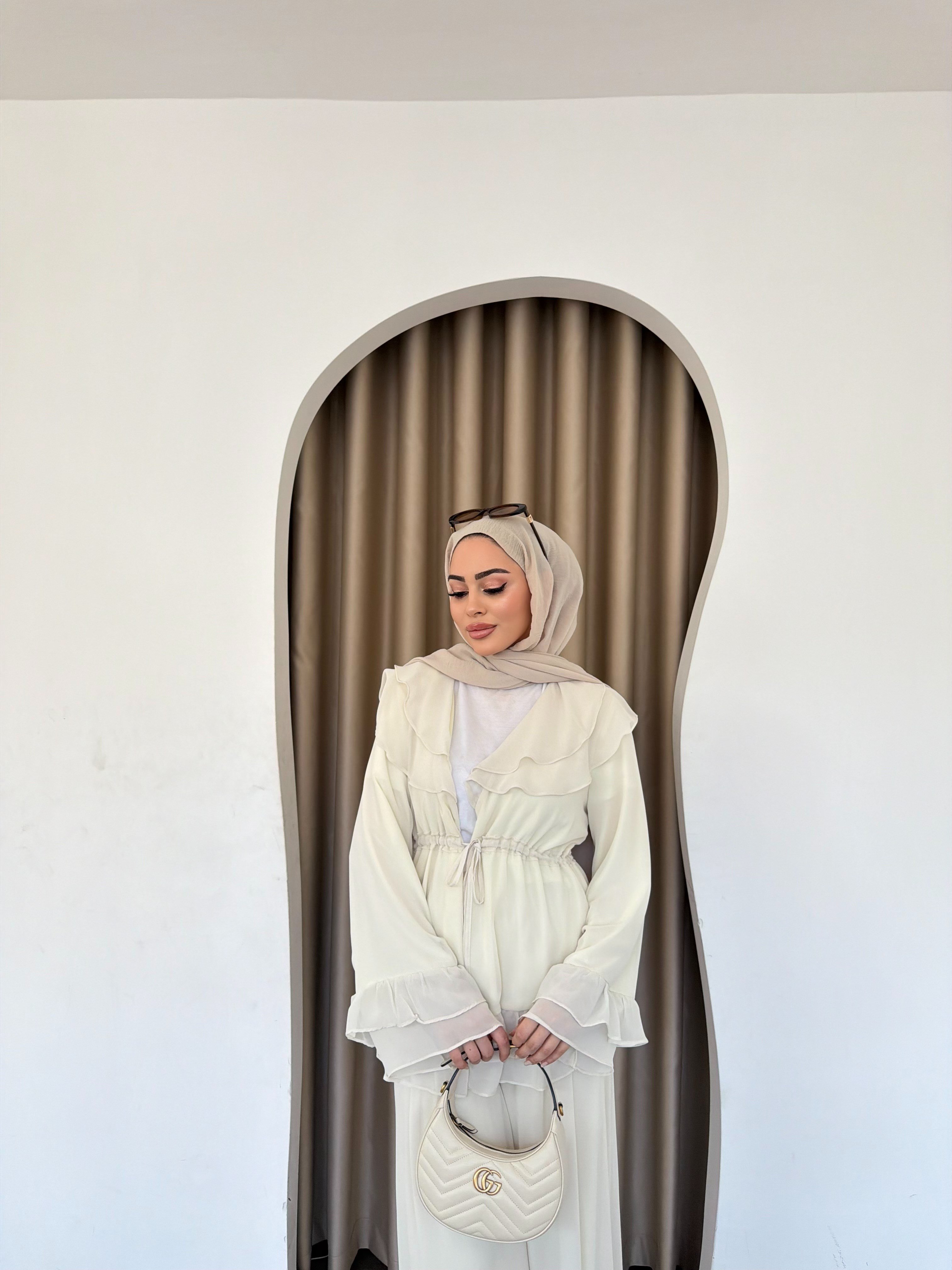 Deva Şifon Takım - Tereyağsarı