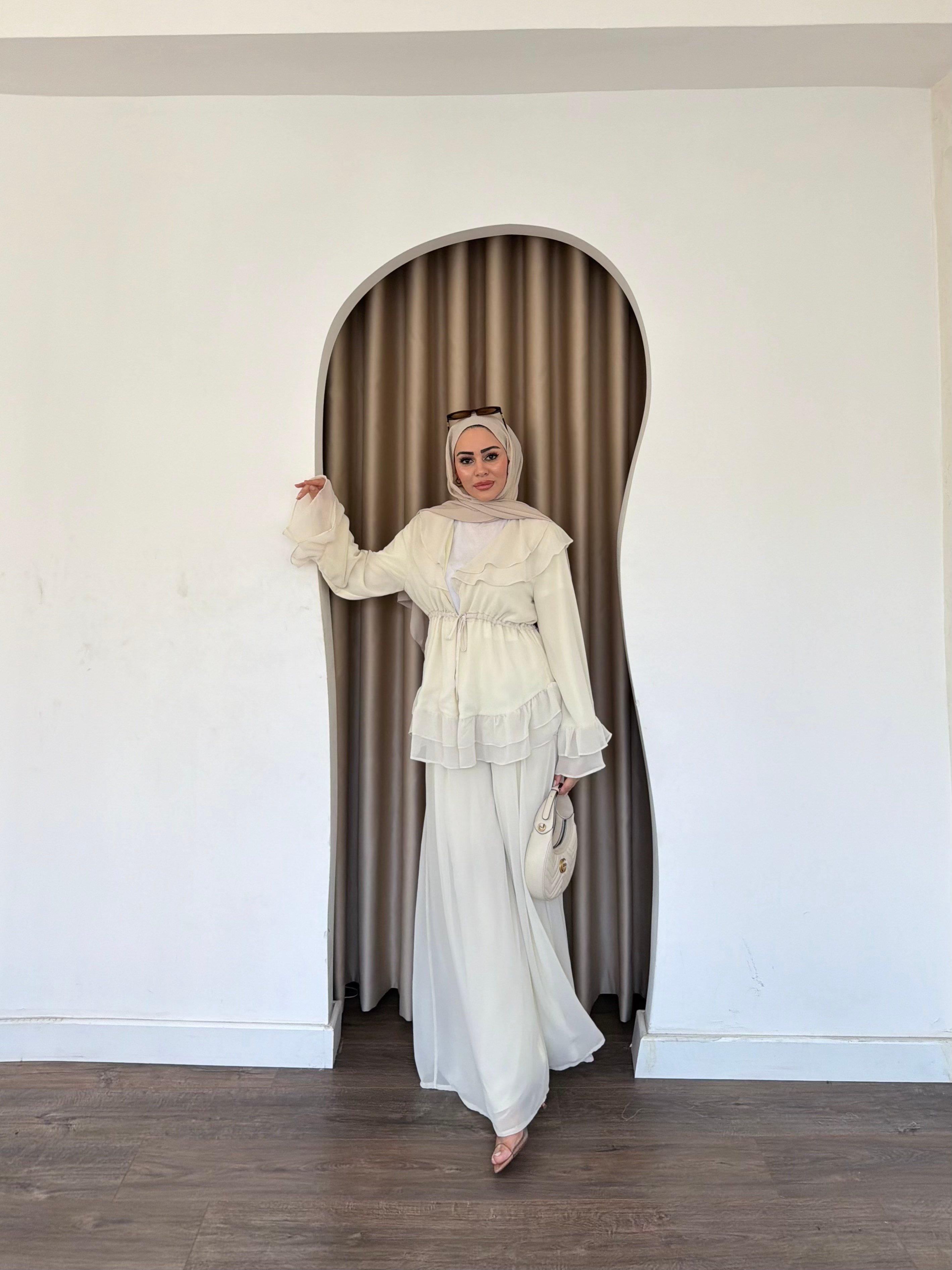 Deva Şifon Takım - Tereyağsarı
