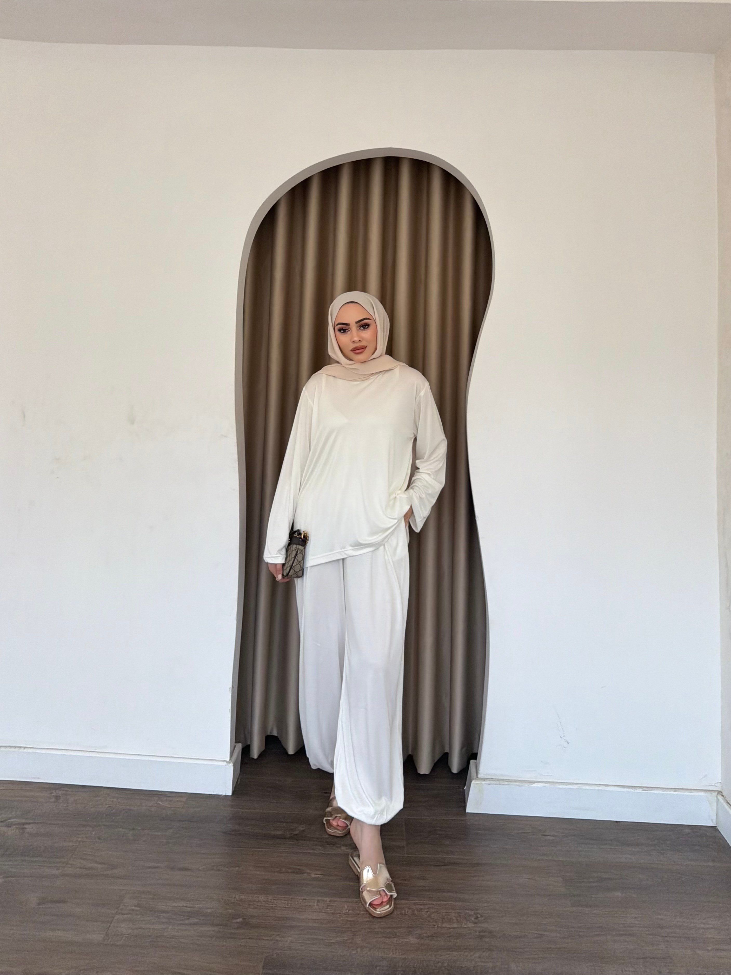 Dicle Eşofman Takım - Beyaz