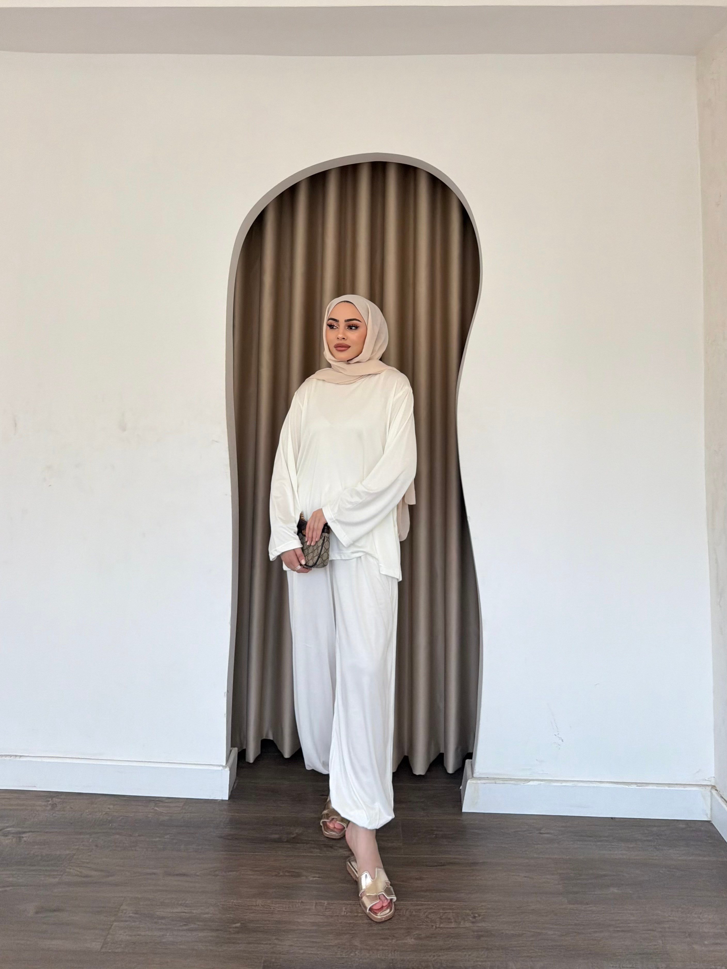 Dicle Eşofman Takım - Beyaz