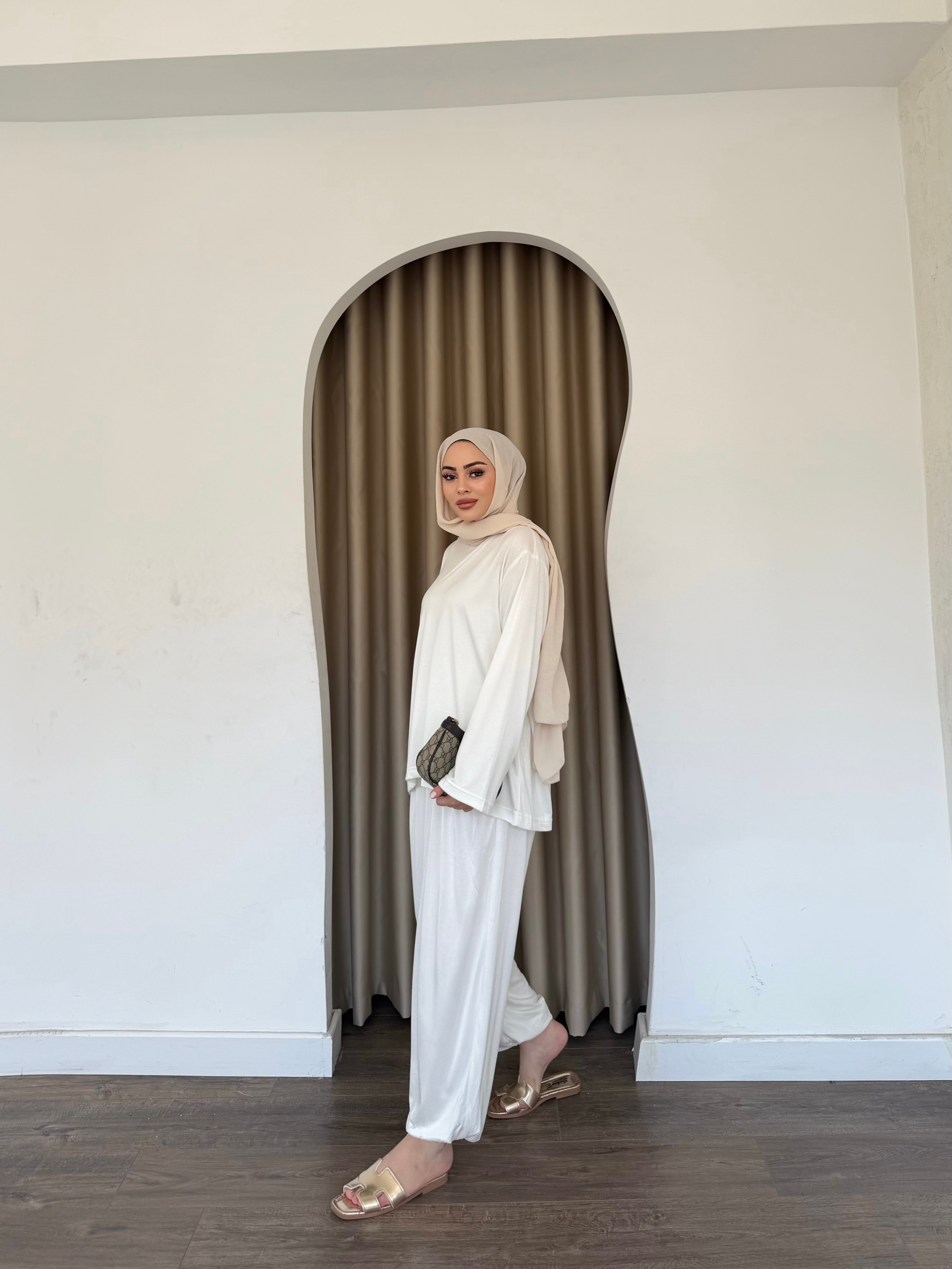 Dicle Eşofman Takım - Beyaz