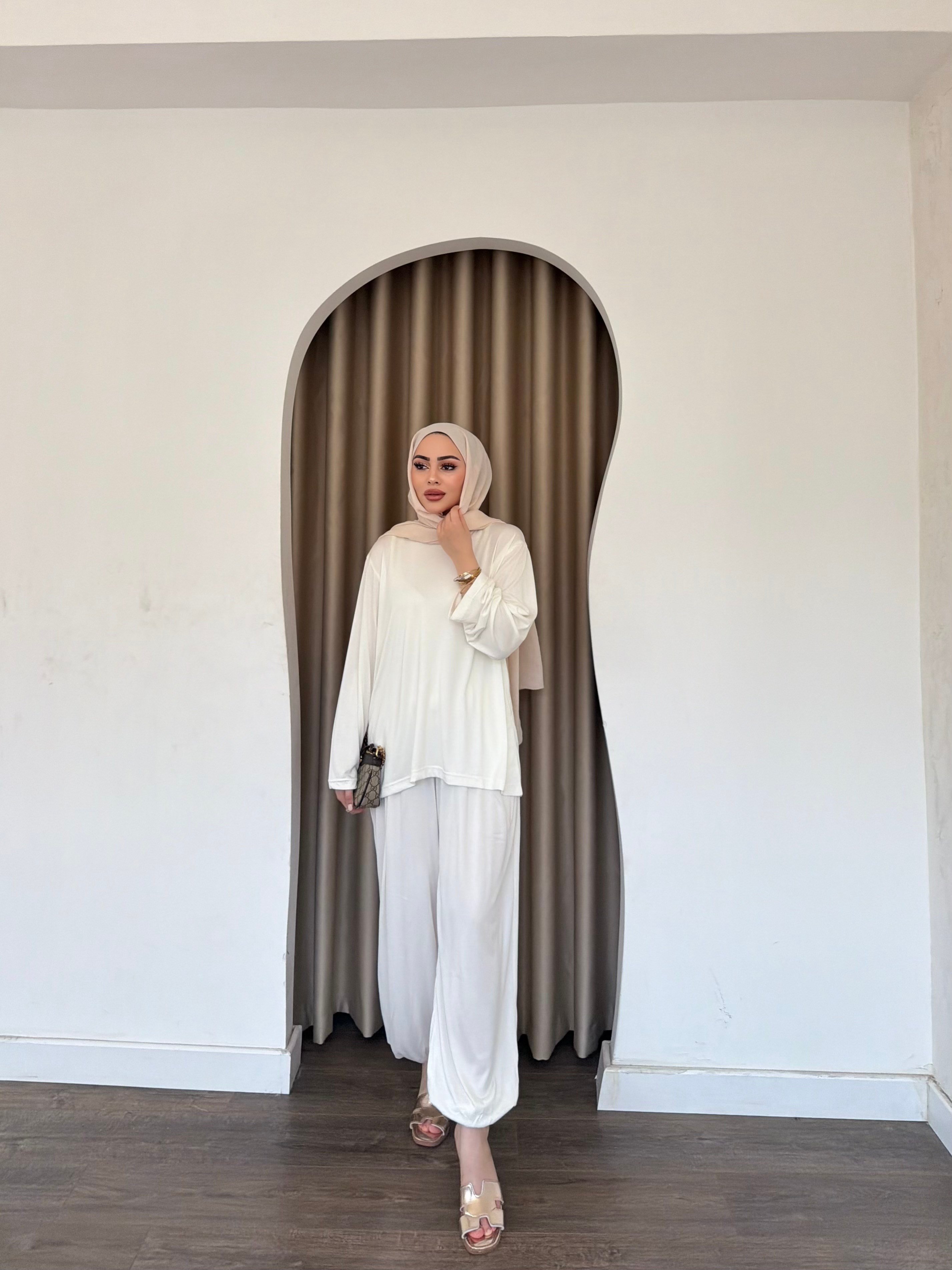 Dicle Eşofman Takım - Beyaz