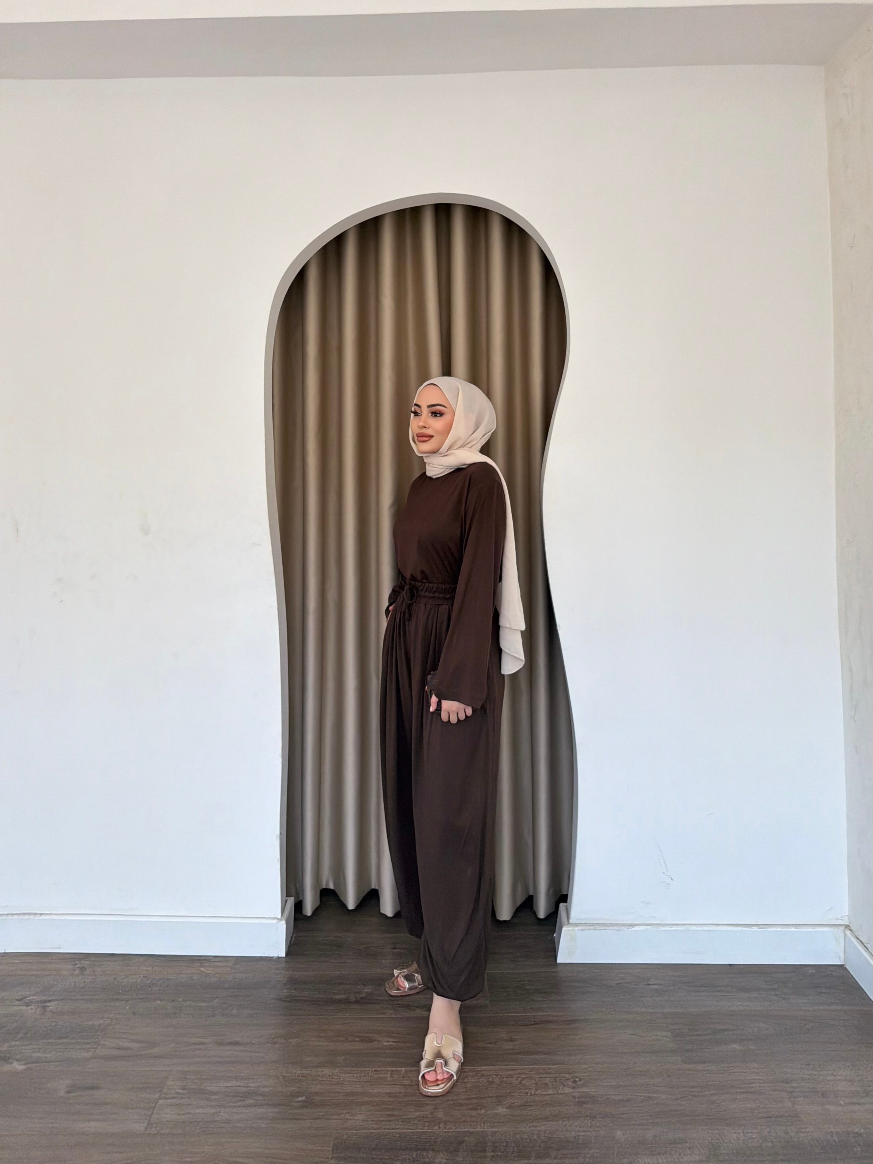 Dicle Eşofman Takım - kahve