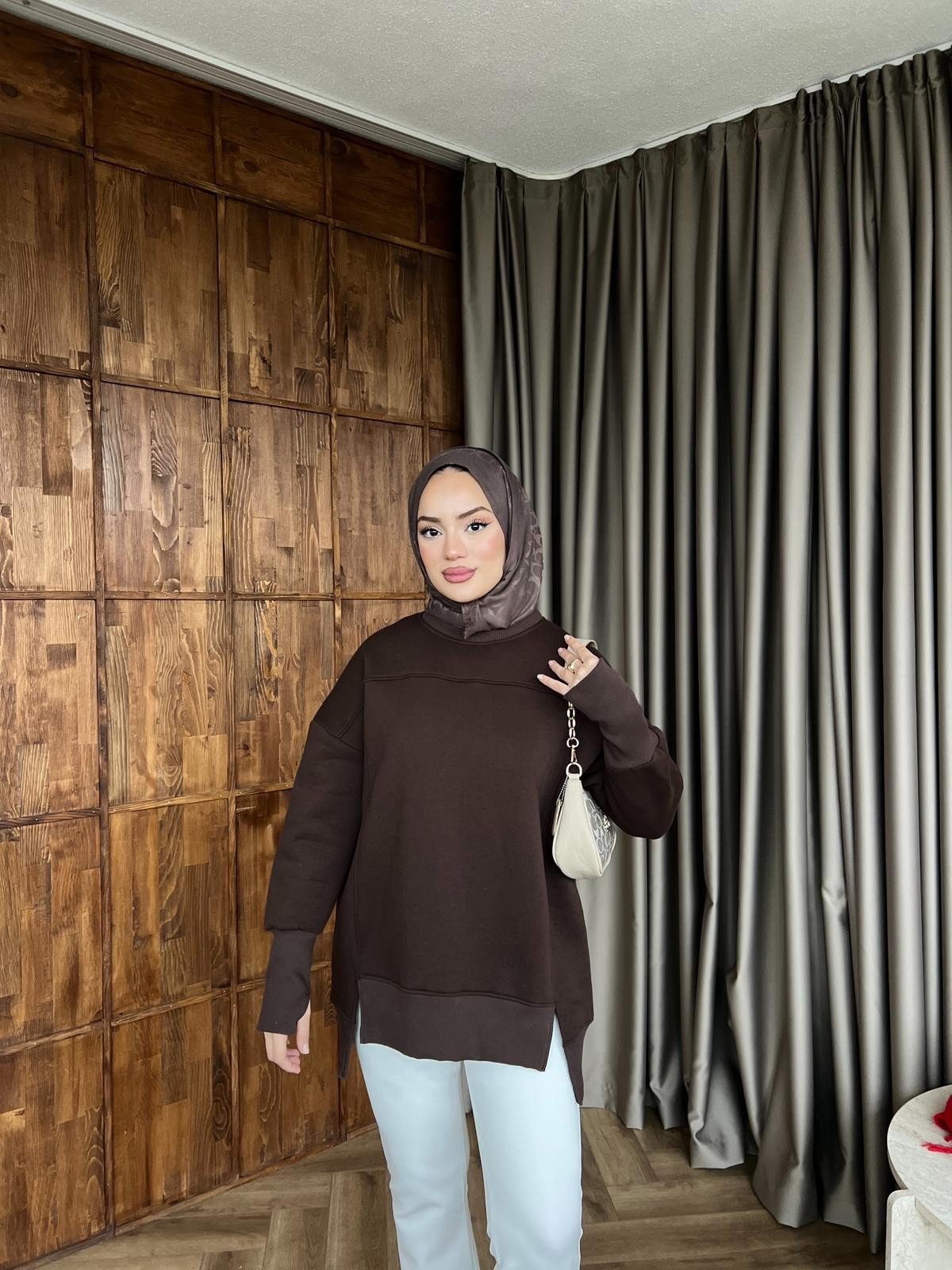 Dilvi Model Sweat - Acı Kahve