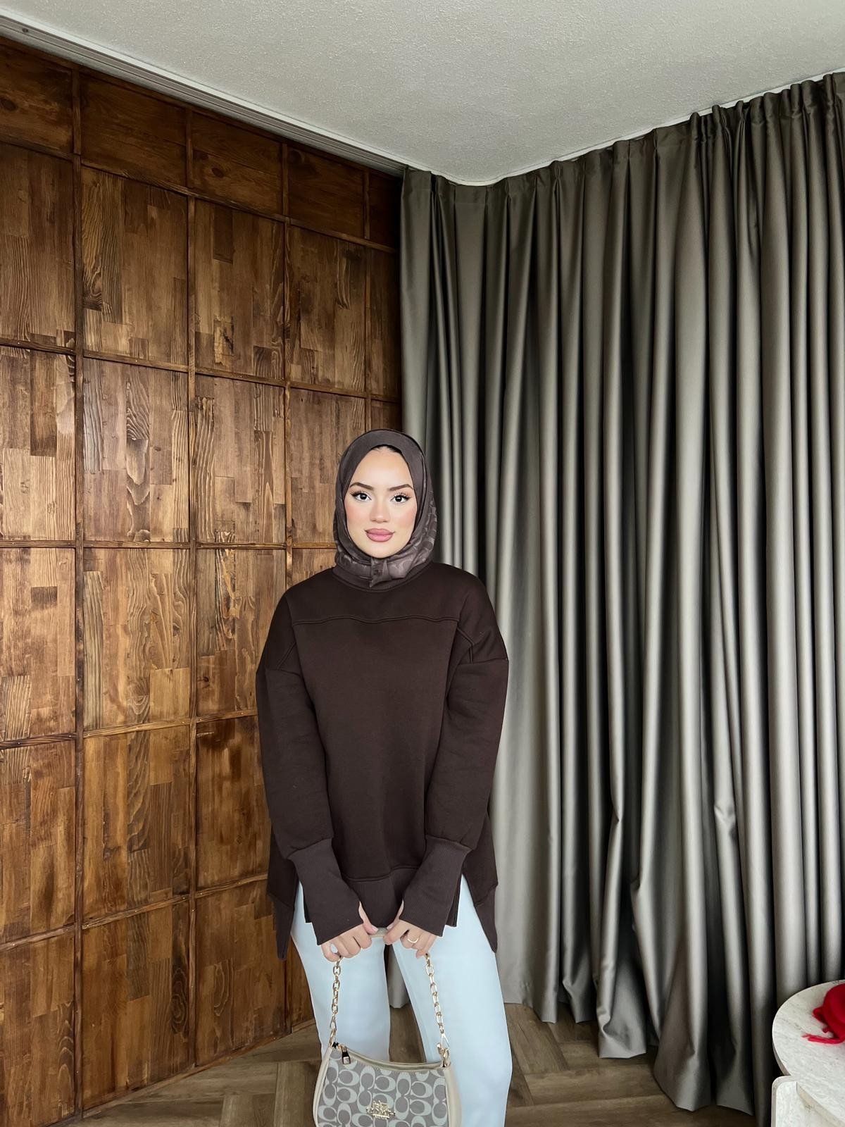 Dilvi Model Sweat - Acı Kahve