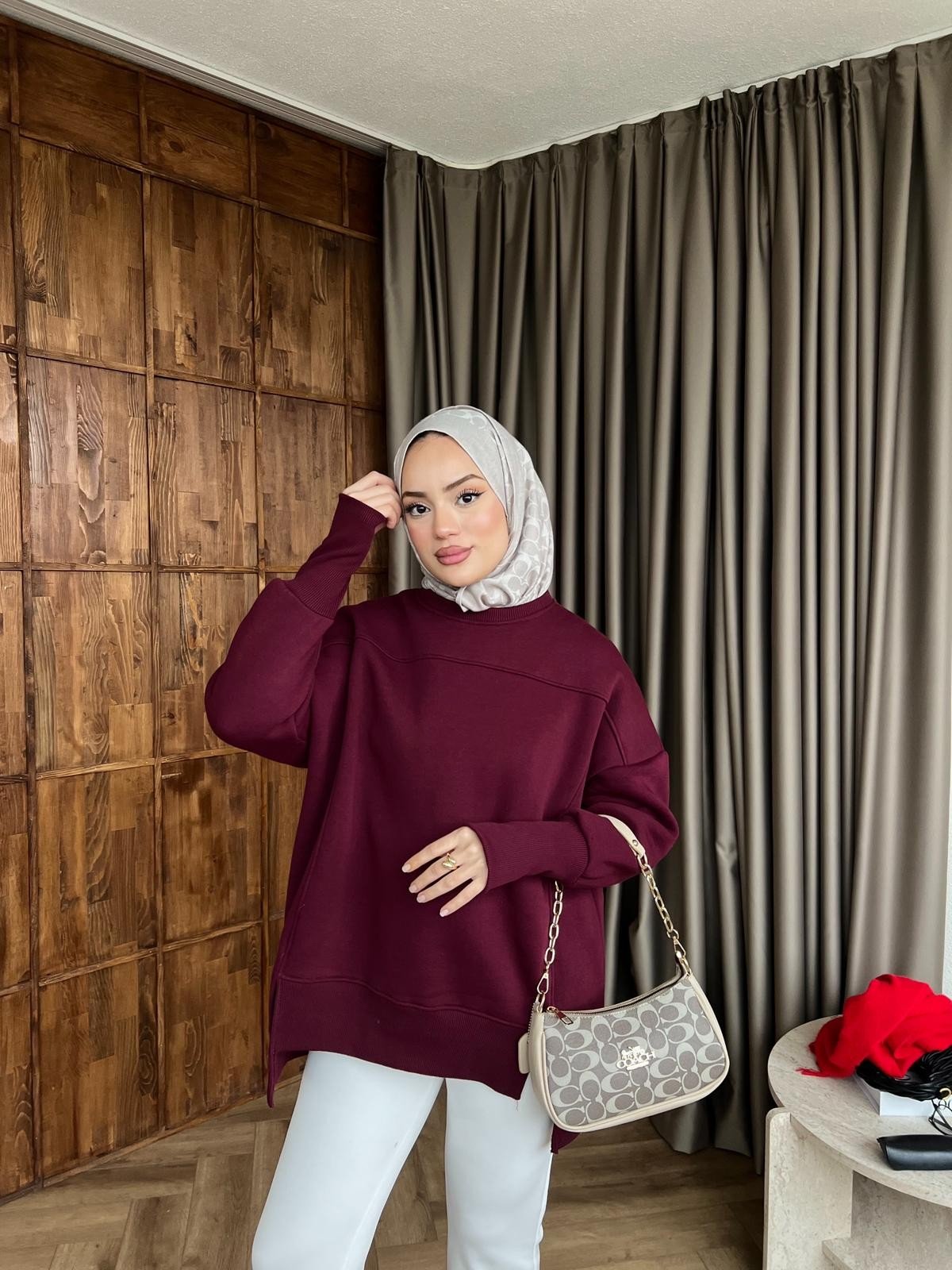 Dilvi Model Sweat - Bordo