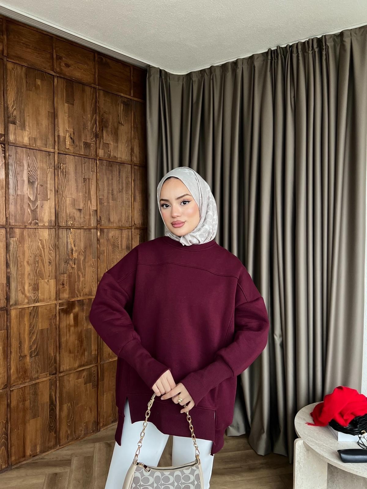 Dilvi Model Sweat - Bordo