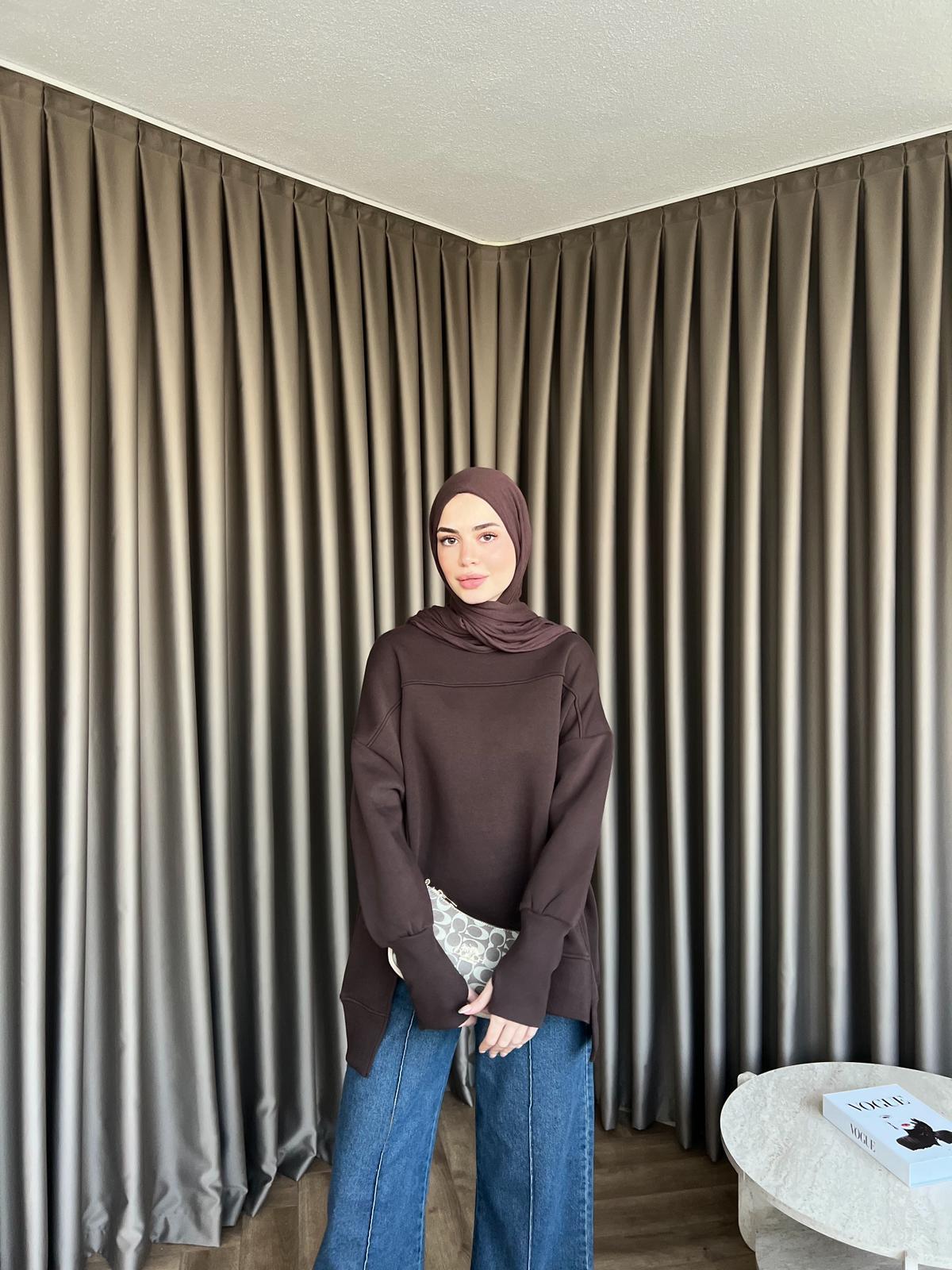 Dilvi Model Sweat Kahve