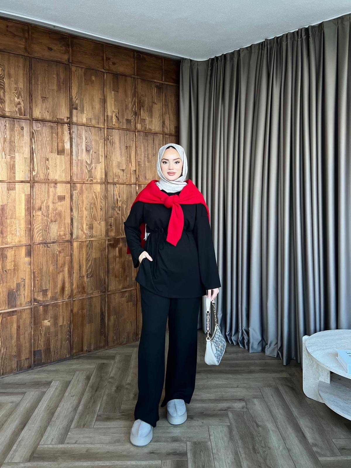 Duygu Oysh Takım - Siyah