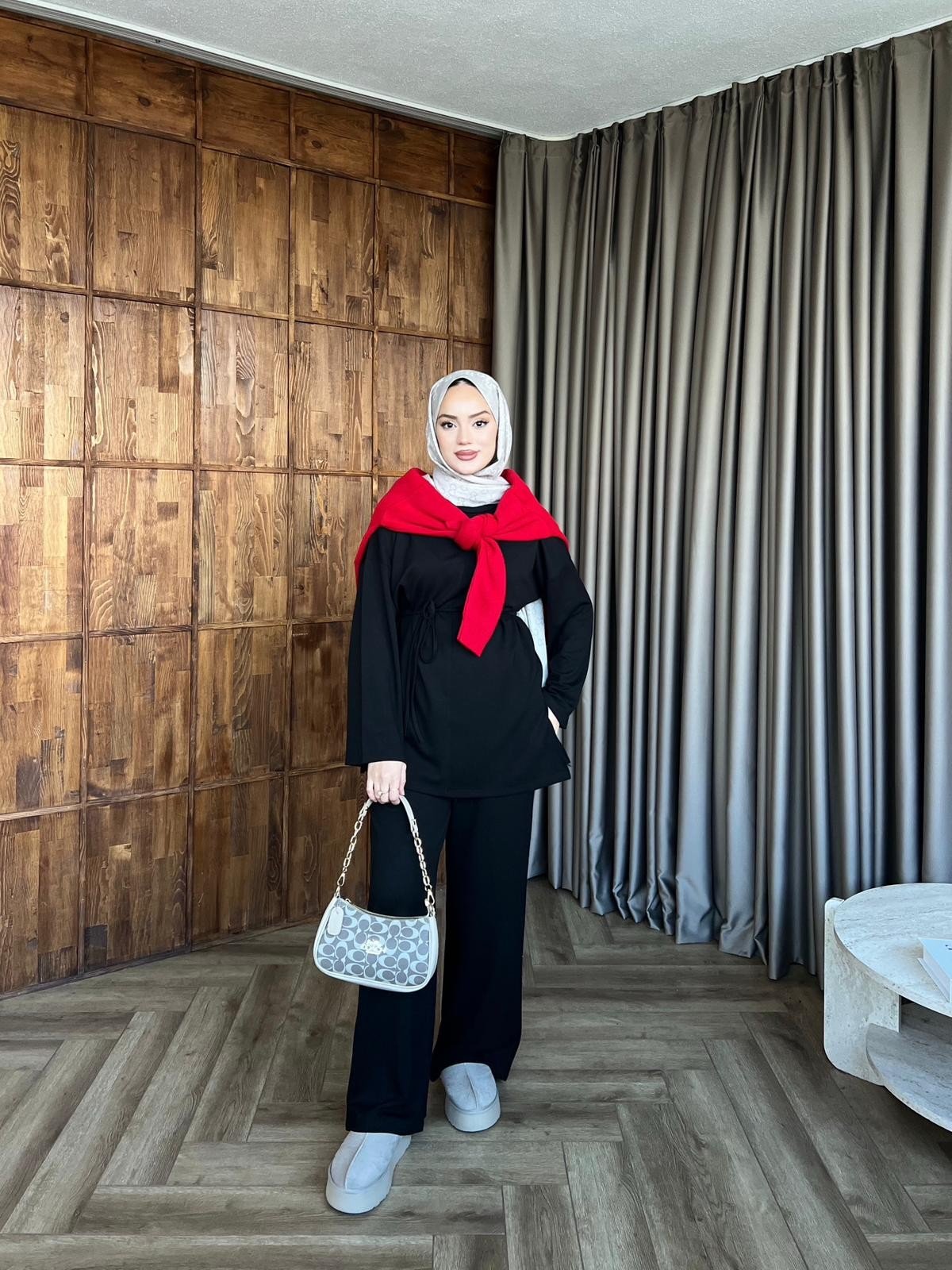 Duygu Oysh Takım - Siyah