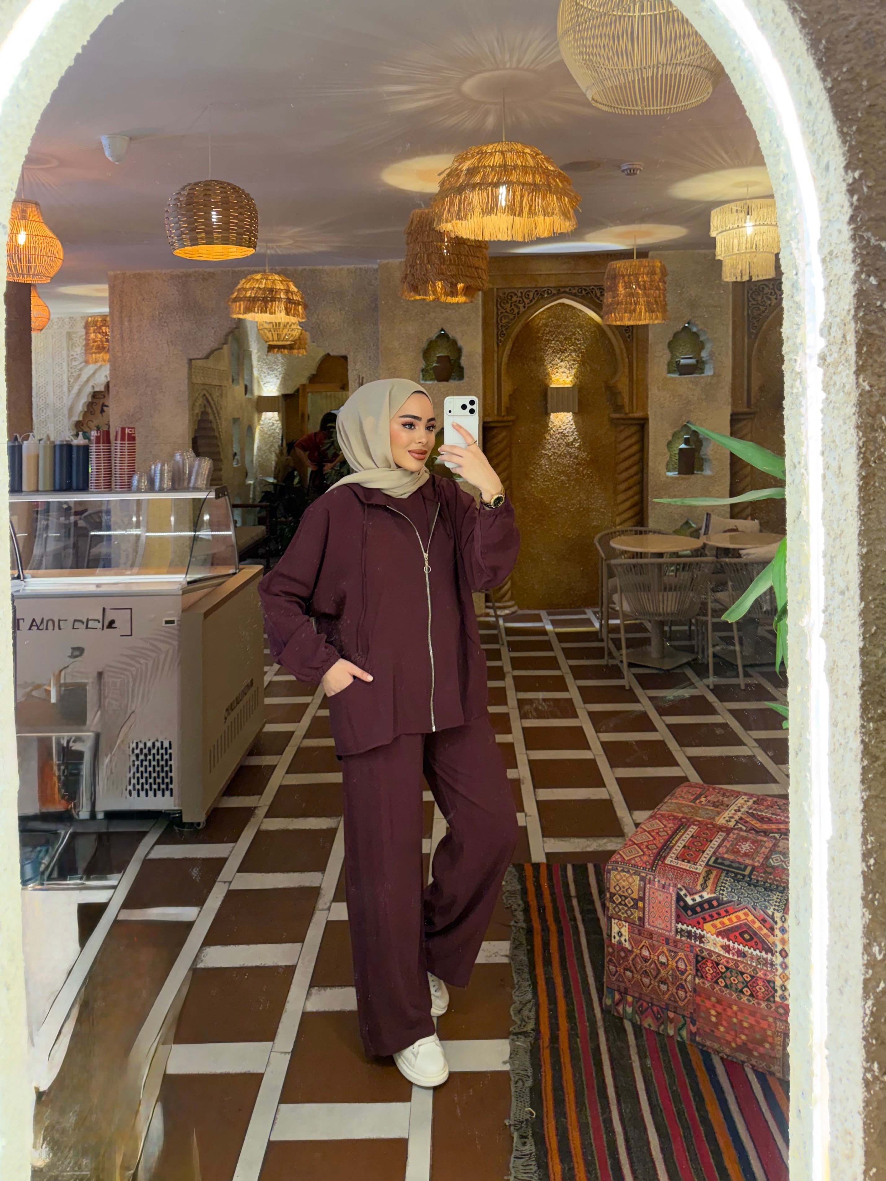 Eliz 3lu Takım - Mürdüm