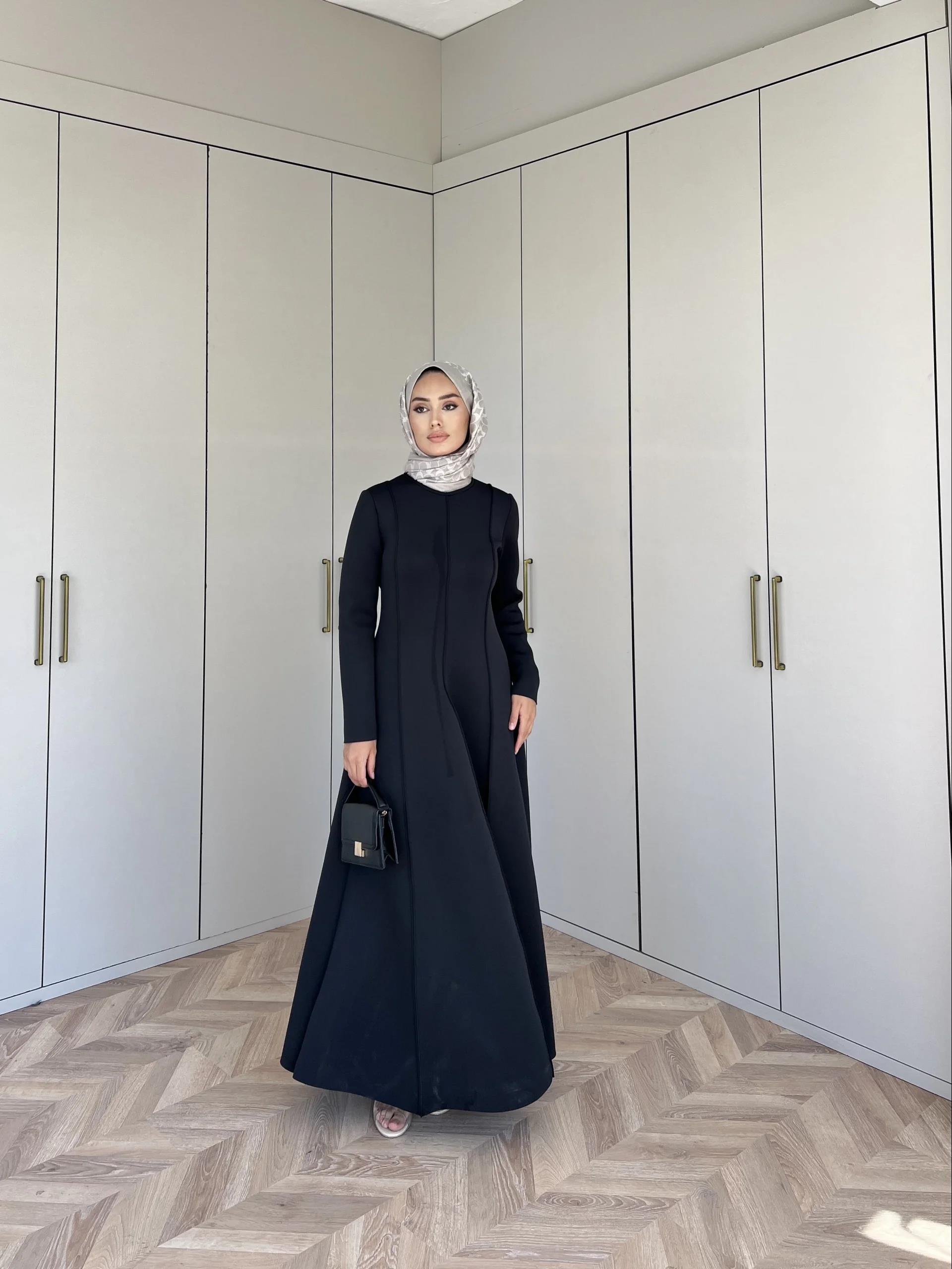 Ella Puf Elbise - Siyah