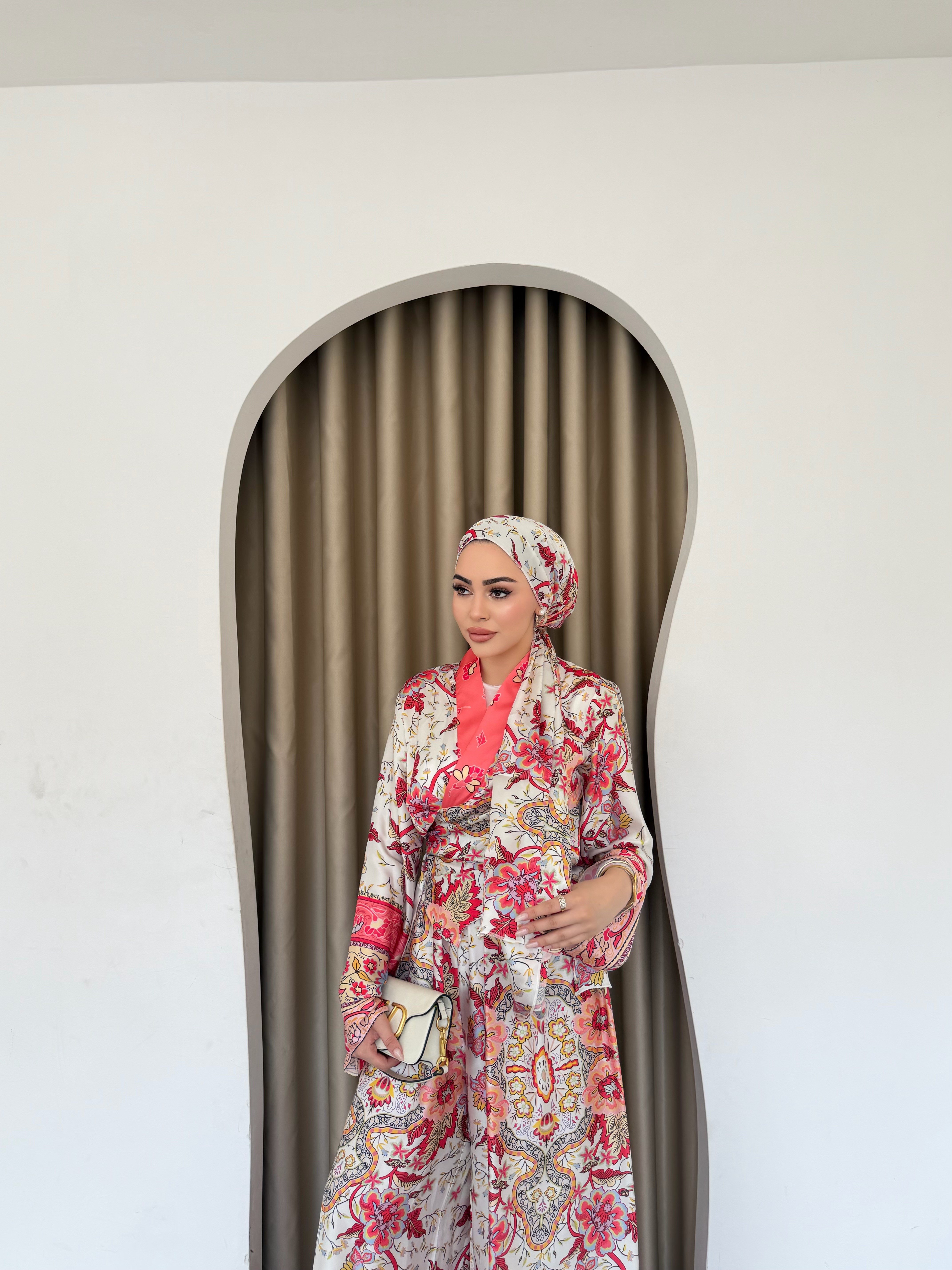 Epla saten takım - Kırmızı