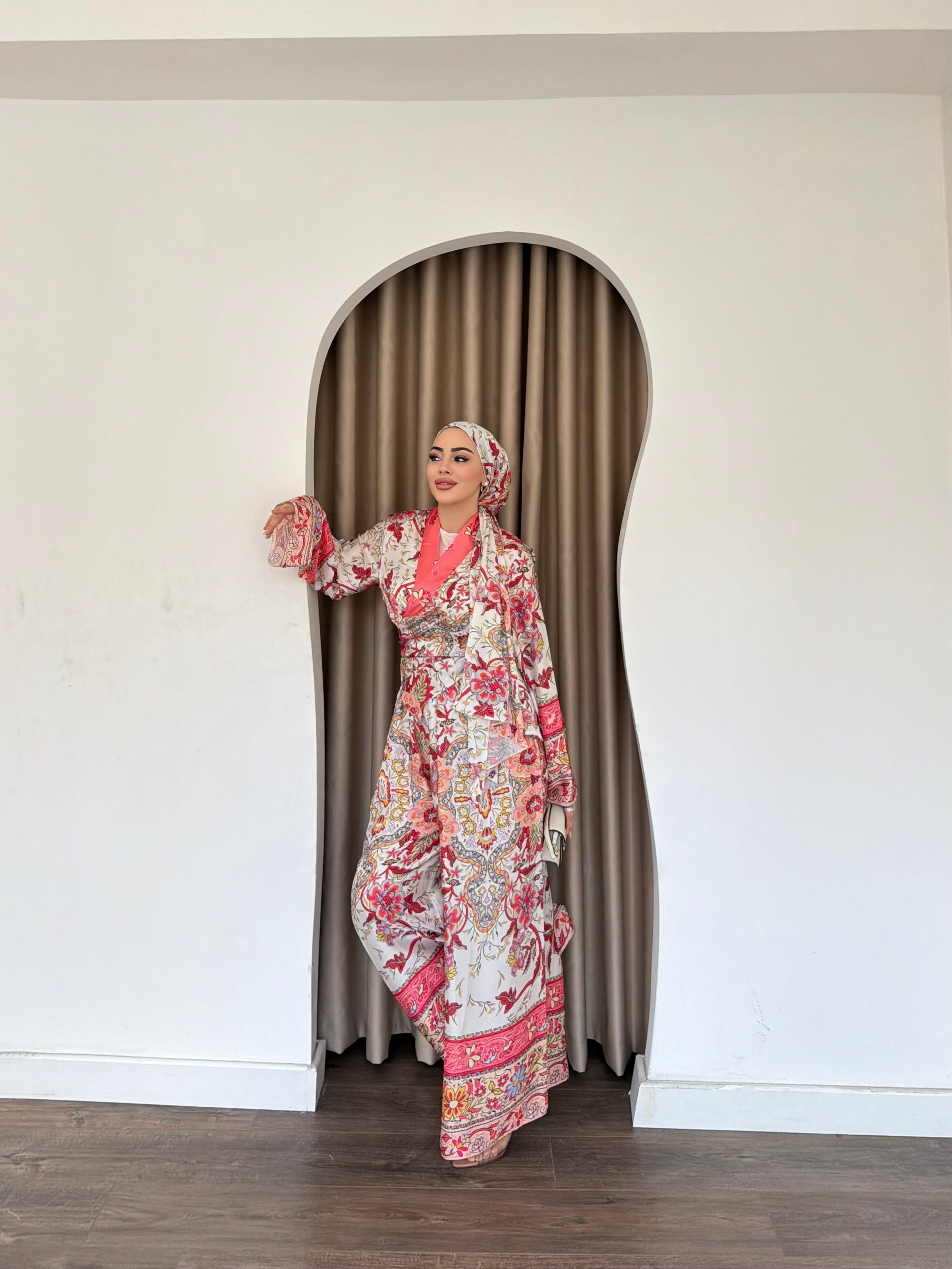 Epla saten takım - Kırmızı