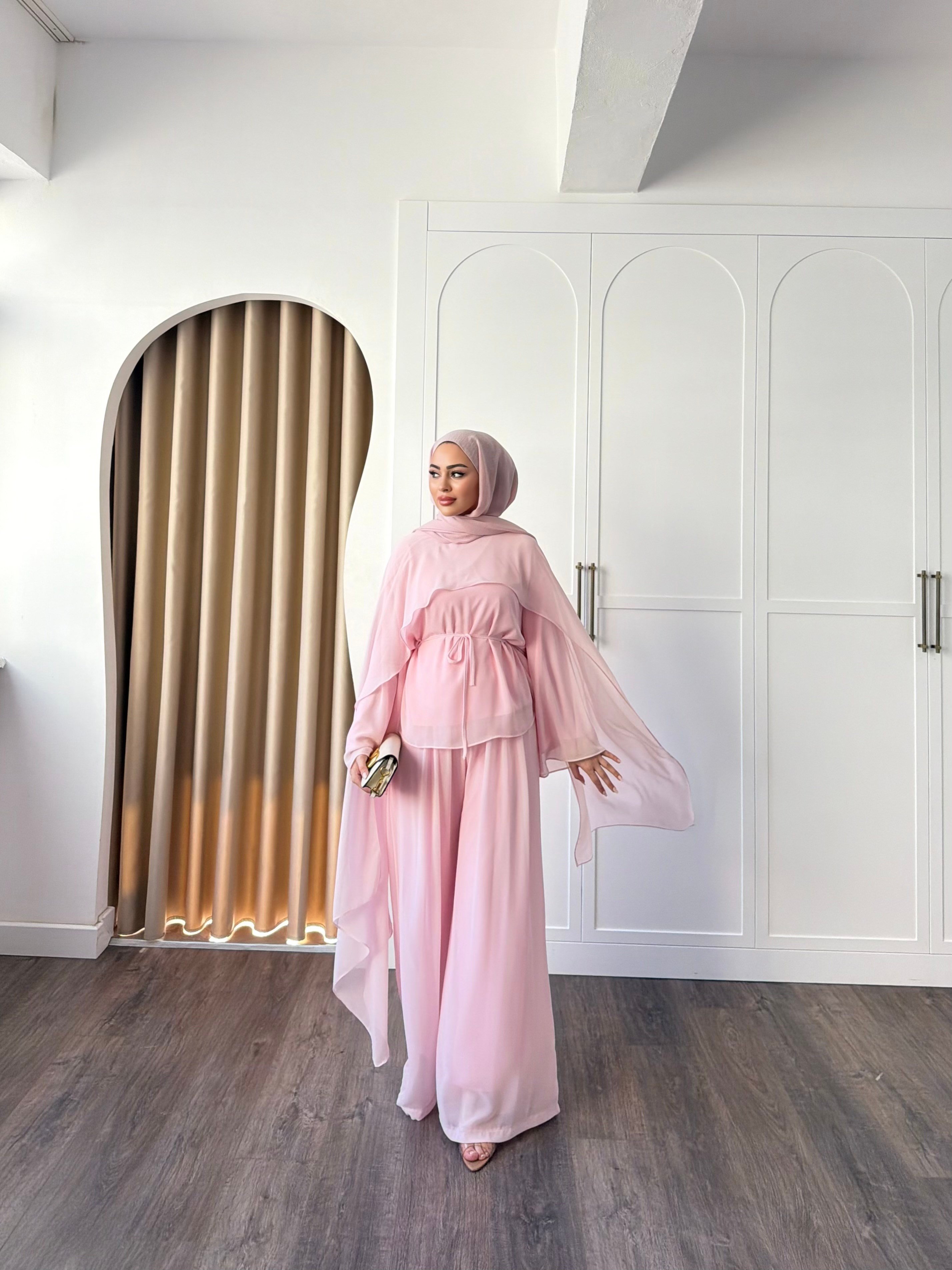Erla Şifon Takım - Pembe