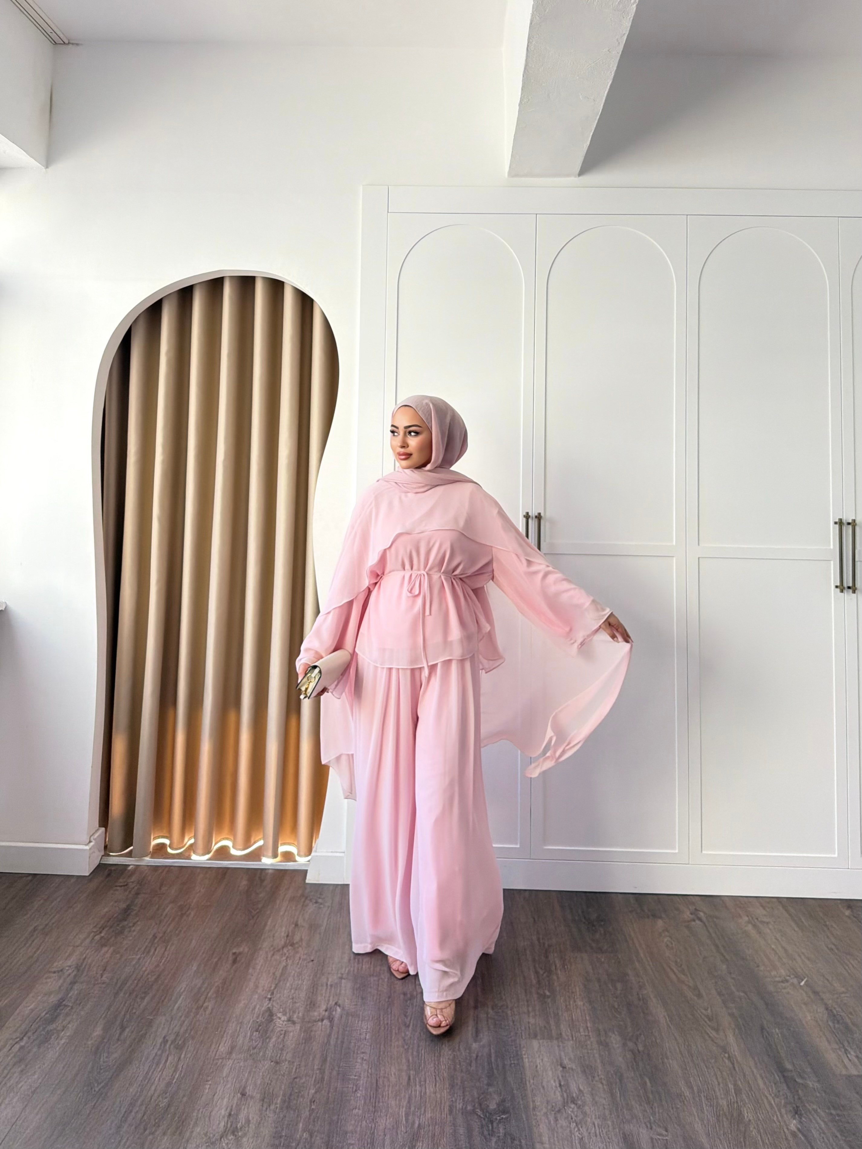 Erla Şifon Takım - Pembe