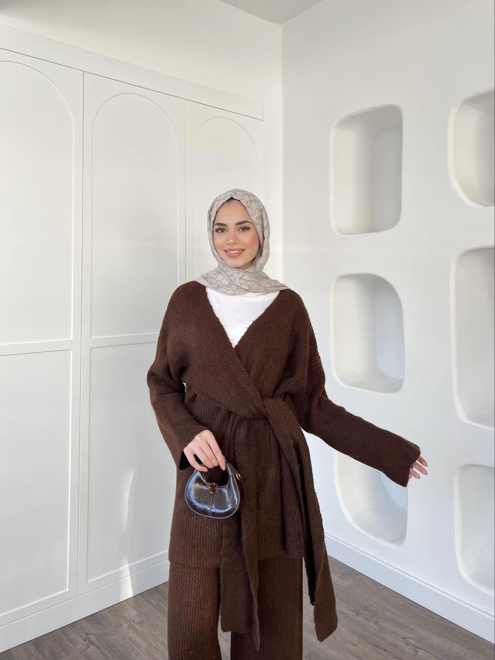 Esio Triko Takım - Kahve