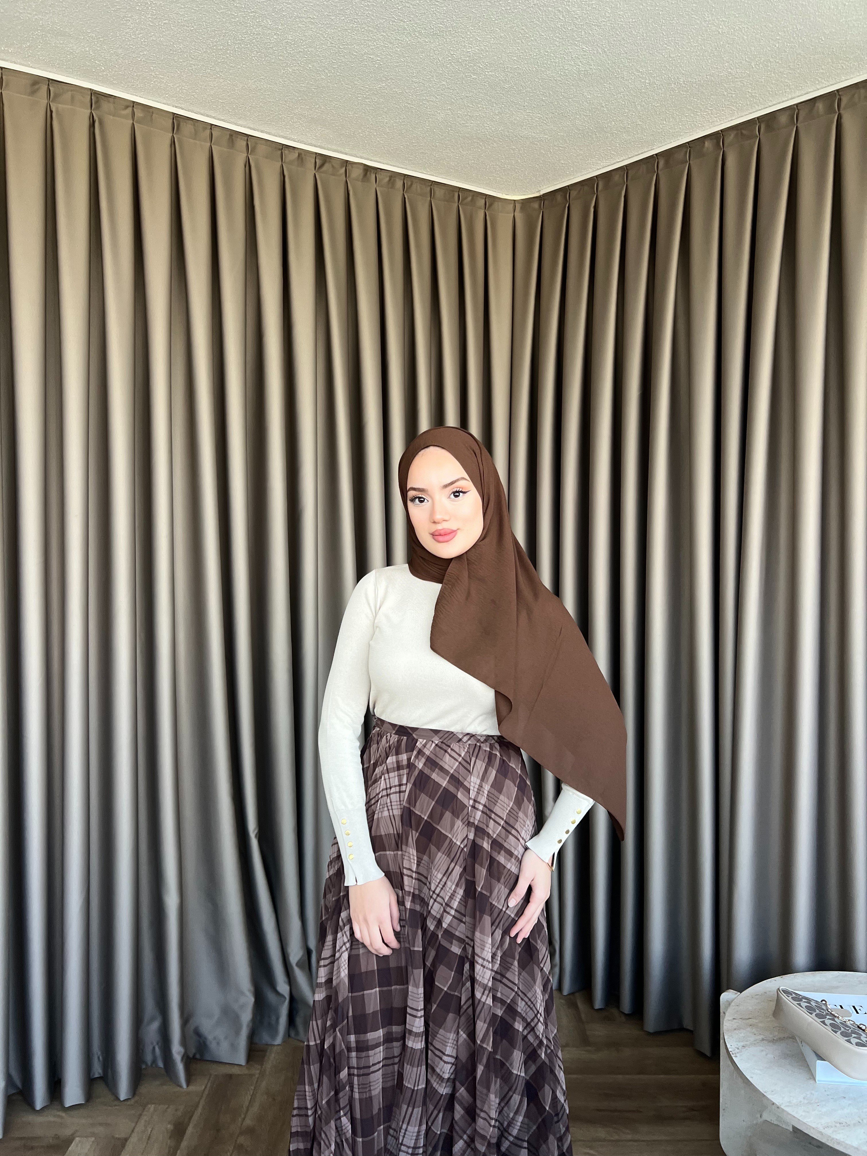 Etnik Desen Etek - KAHVE