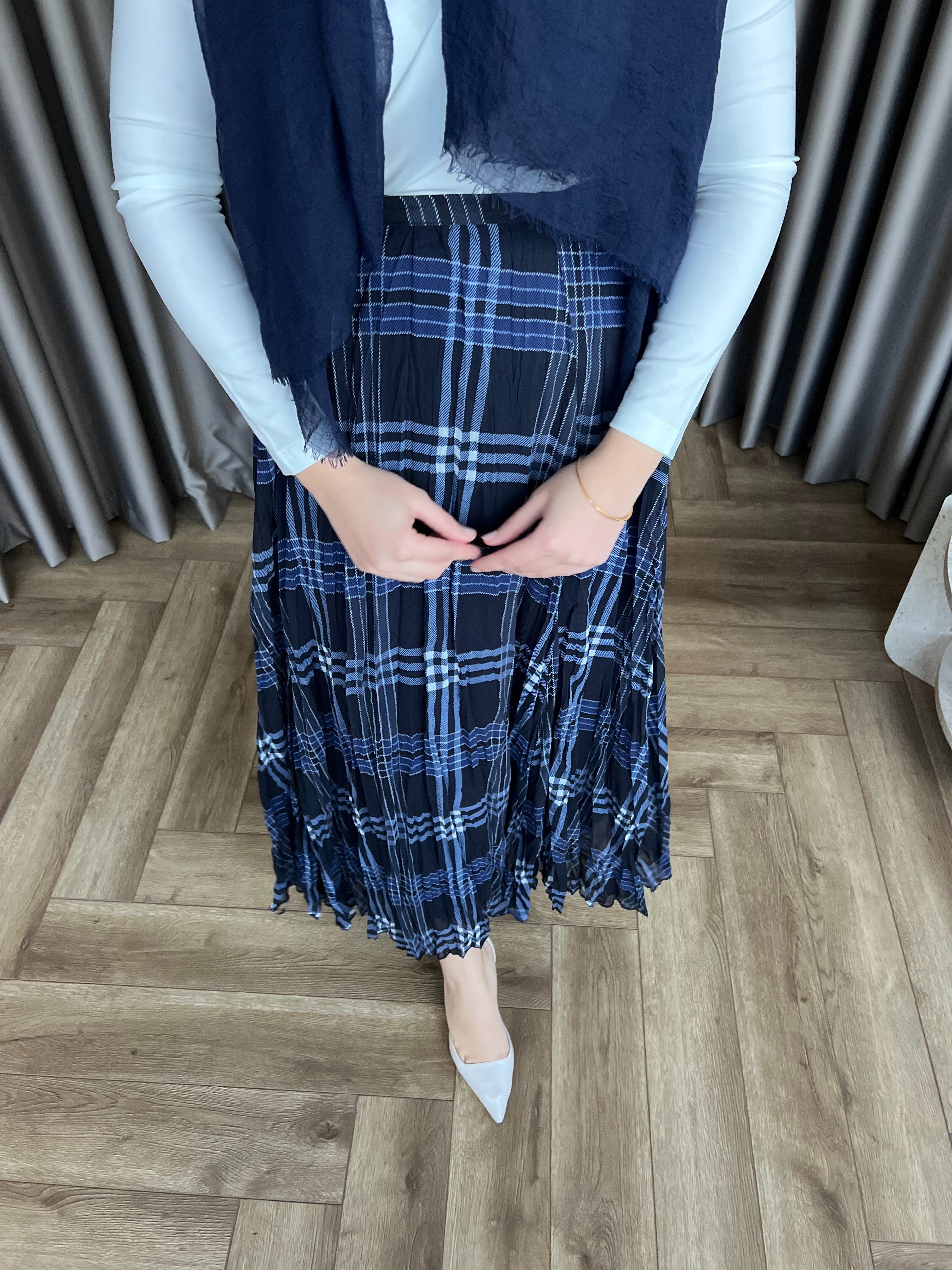 Etnik Etek - Lacivert