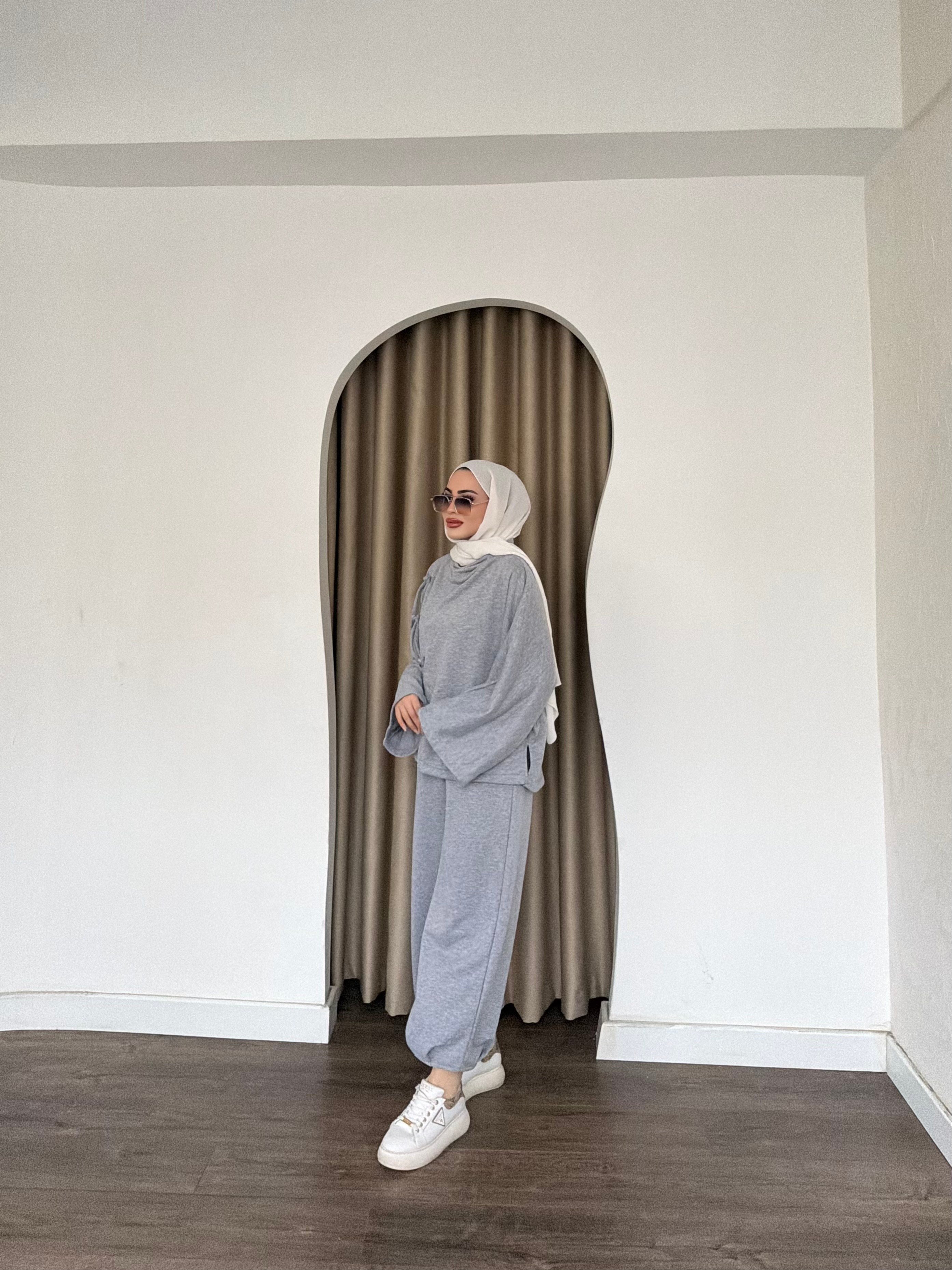 Eylül Eşofman Takım - Gri