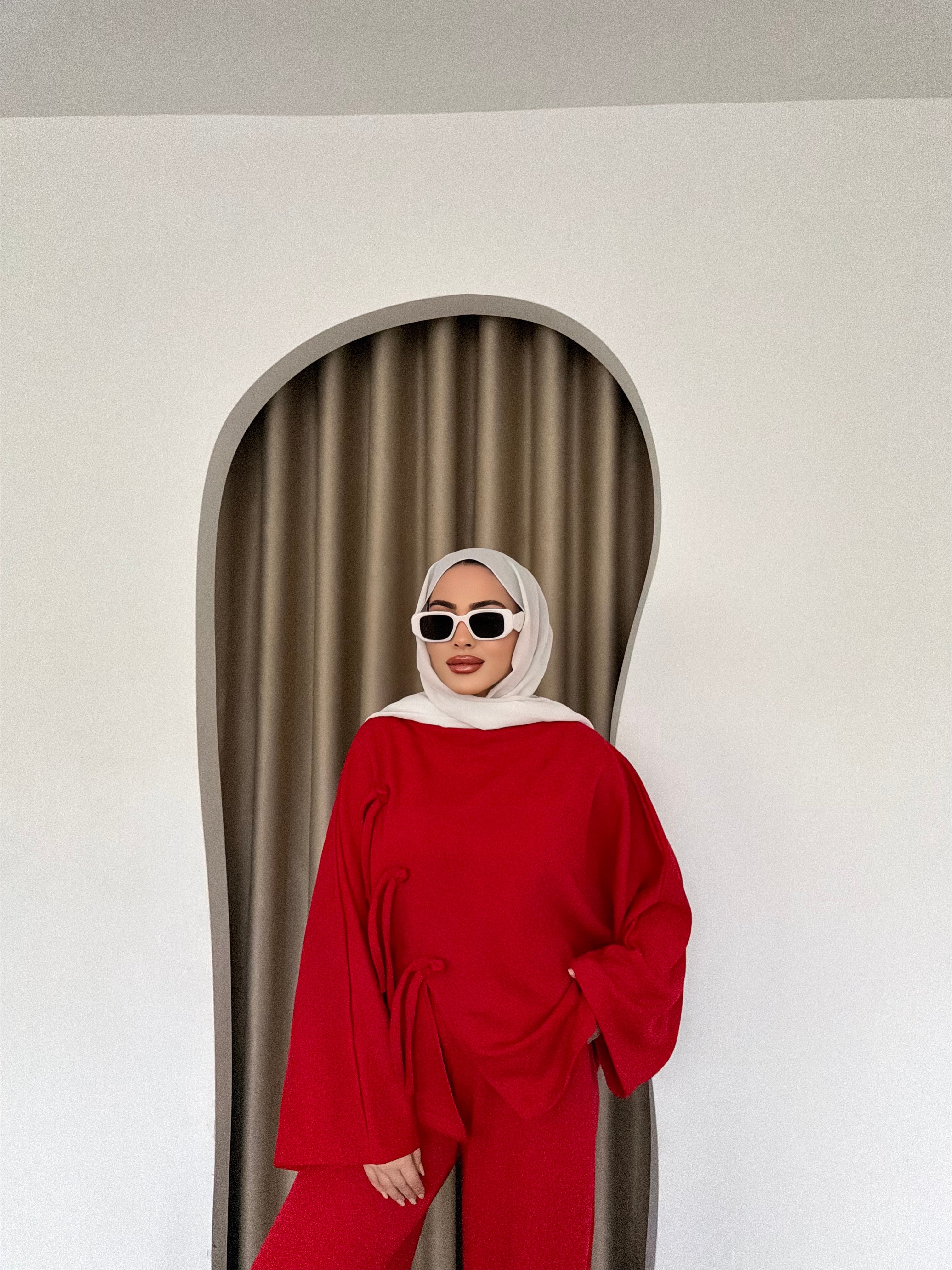 Eylül Eşofman Takım - Kırmızı