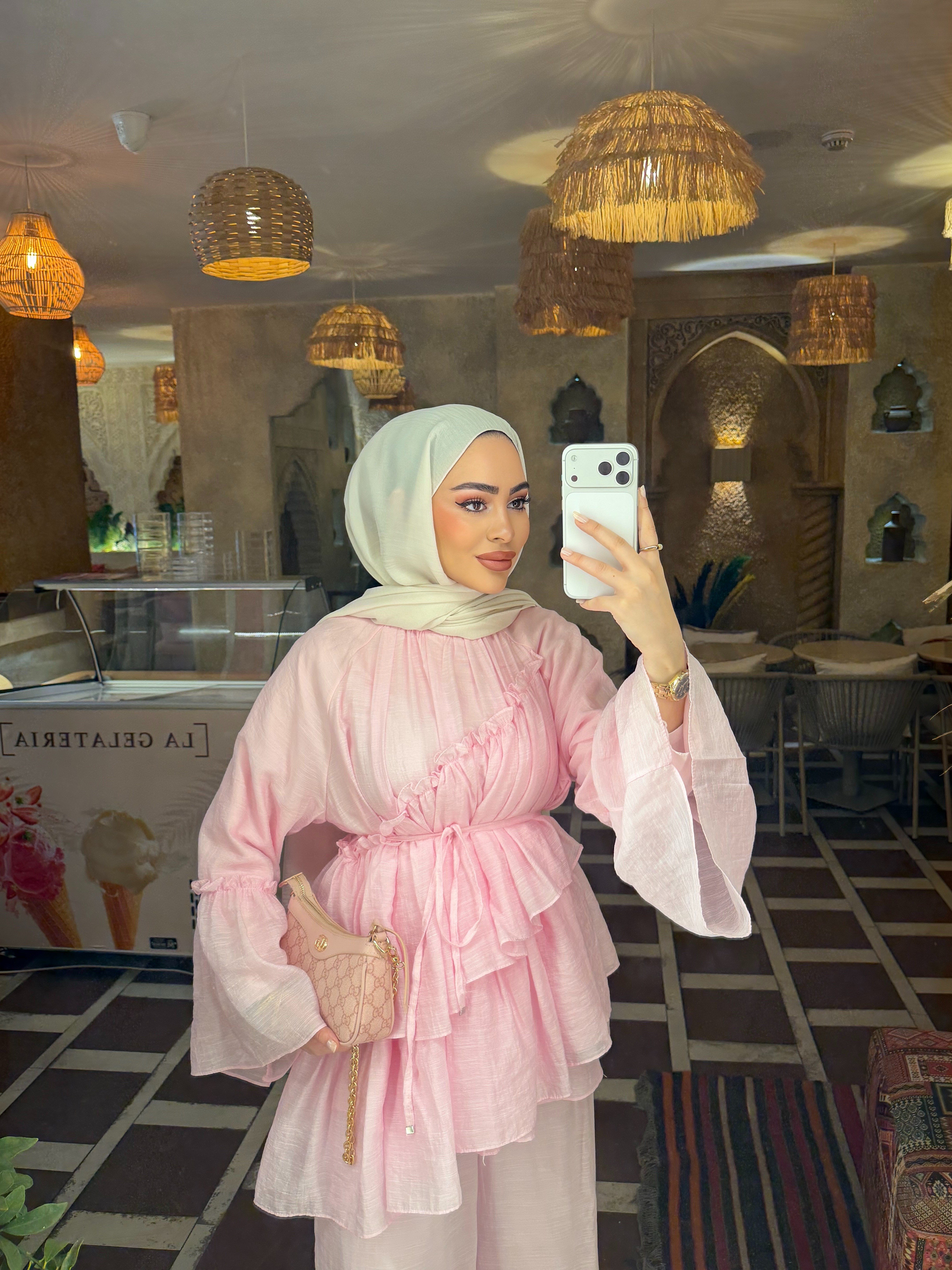 Feride Takım - Pembe 
