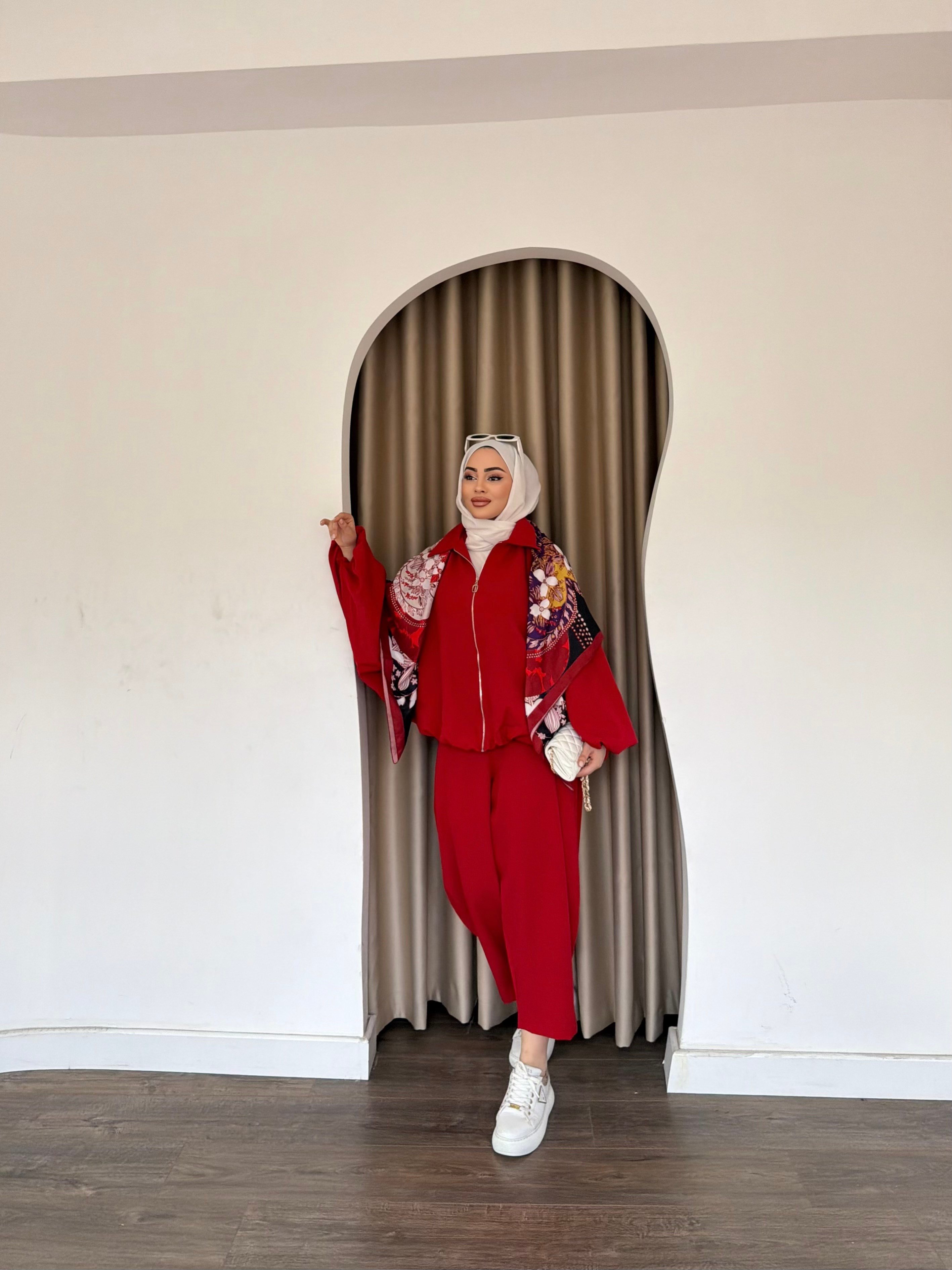 Fila Şalvar Takım - Kırmızı