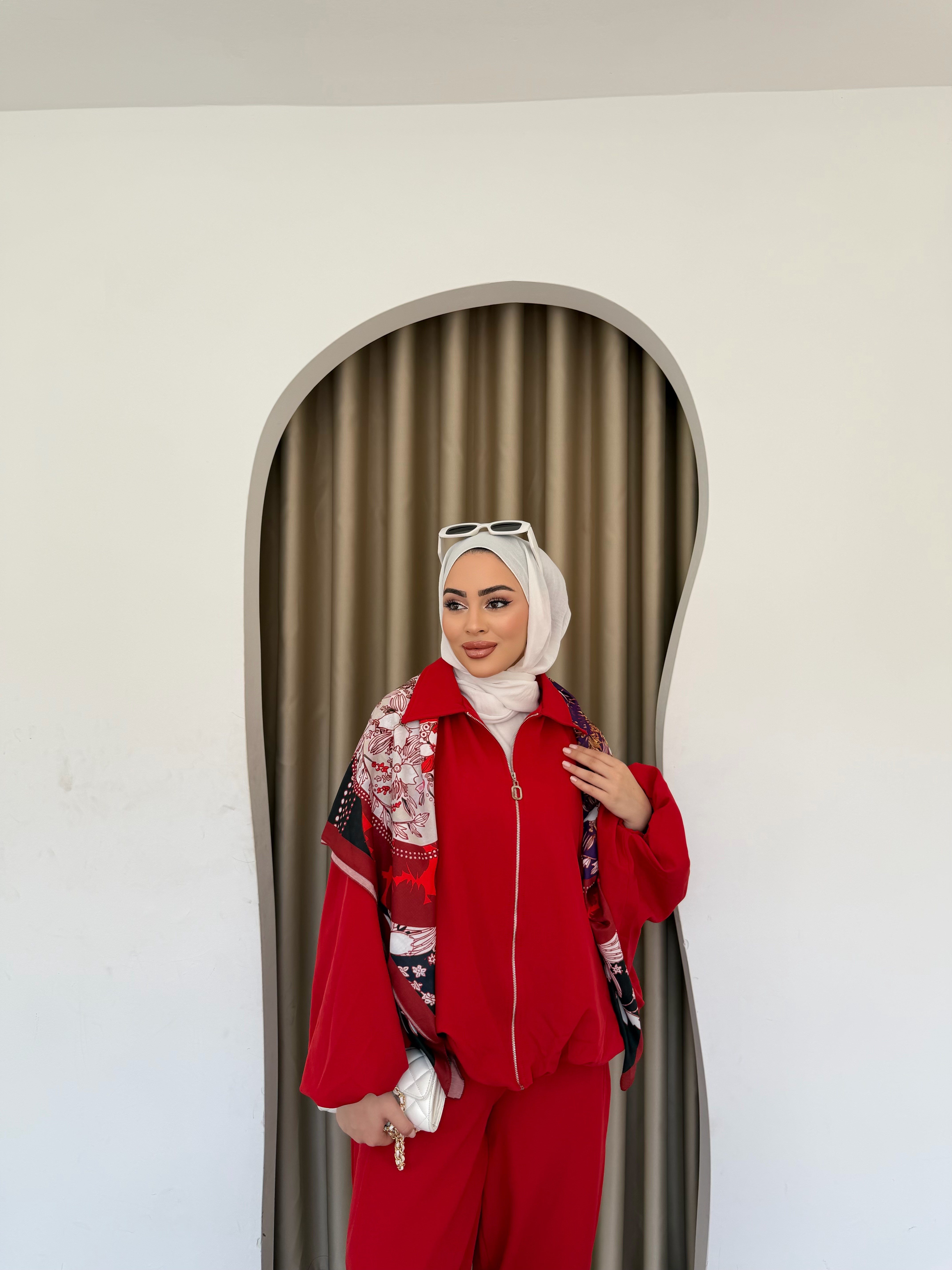 Fila Şalvar Takım - Kırmızı