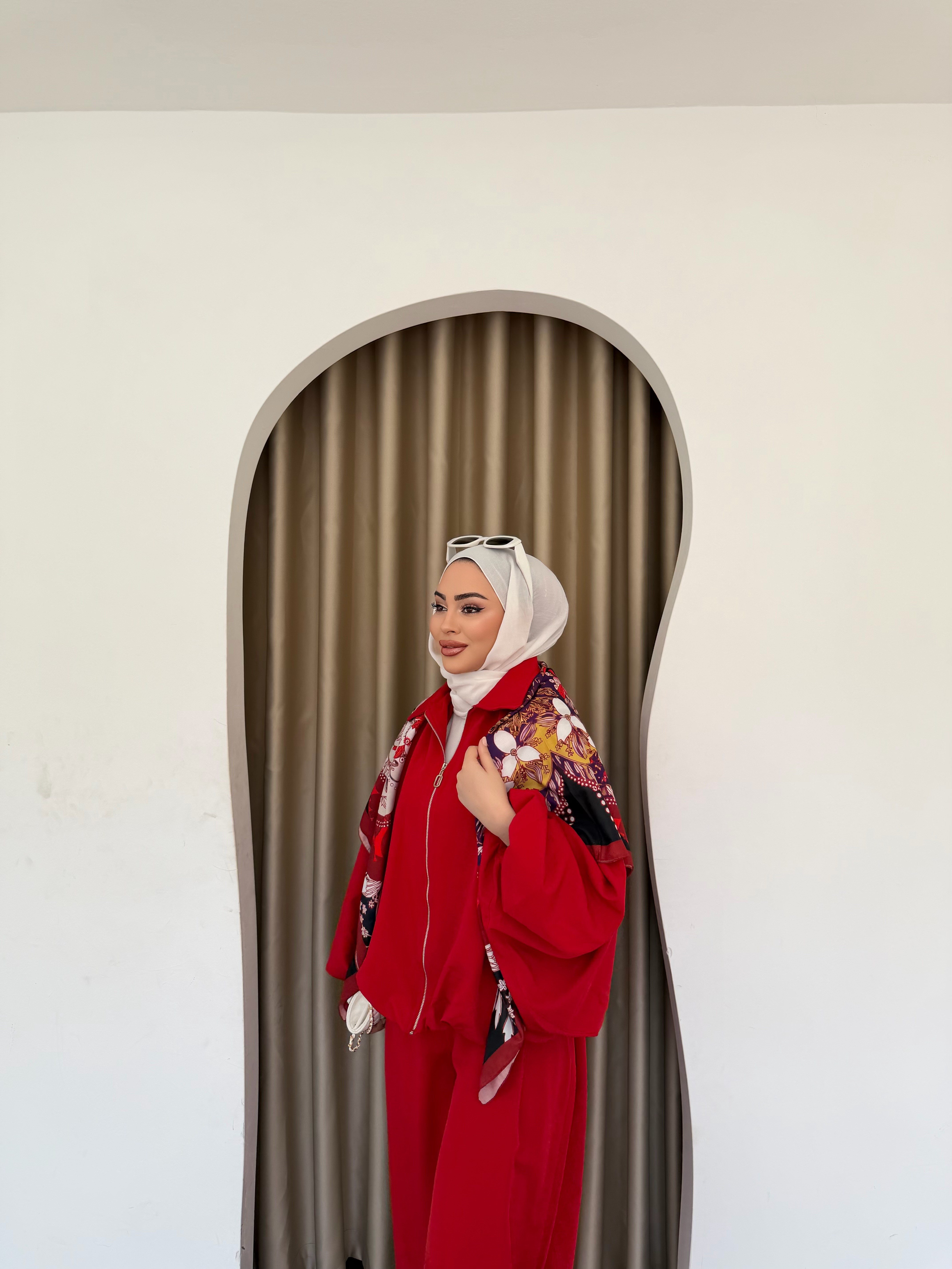 Fila Şalvar Takım - Kırmızı