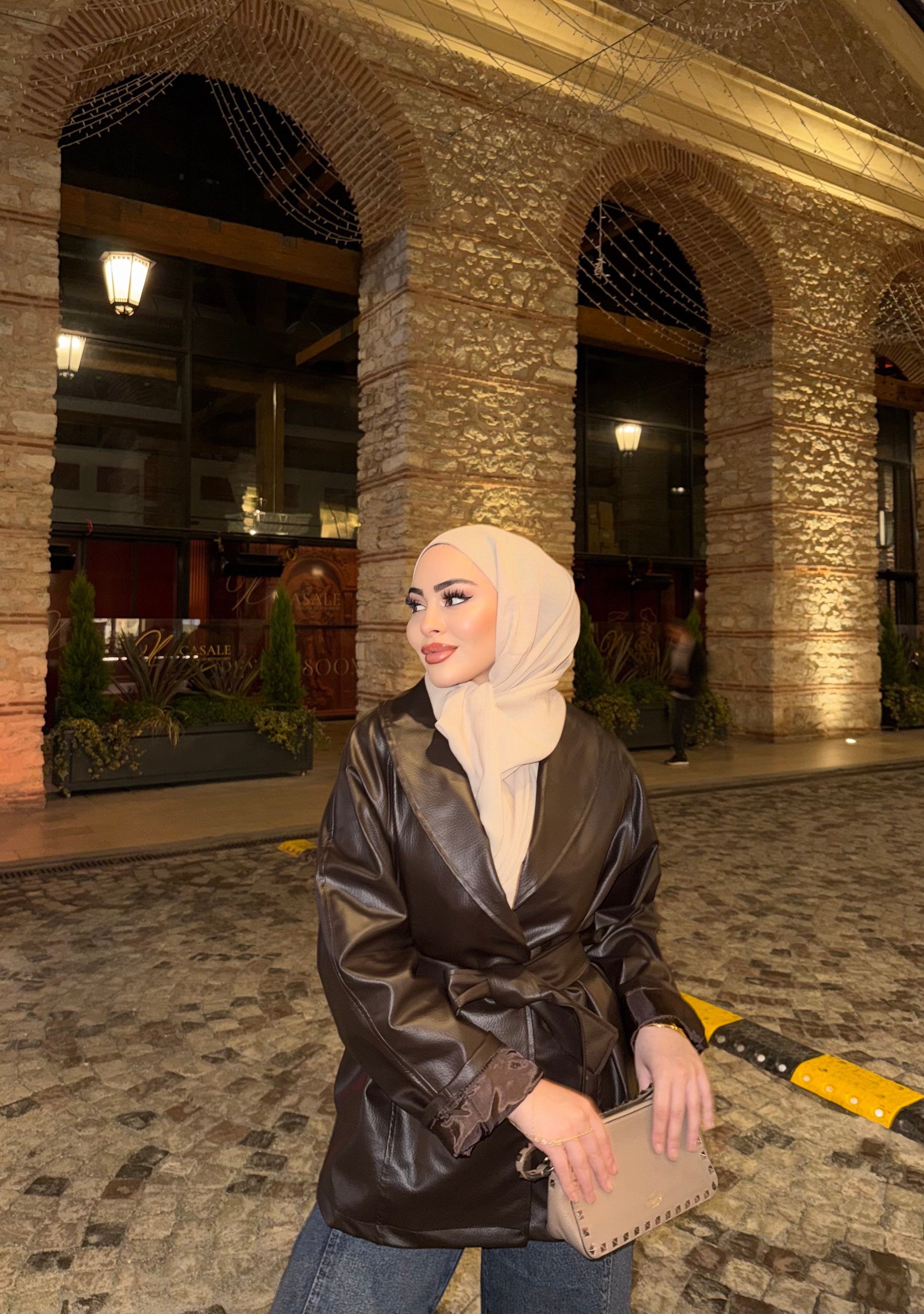 Gerna Deri Ceket - Kahve