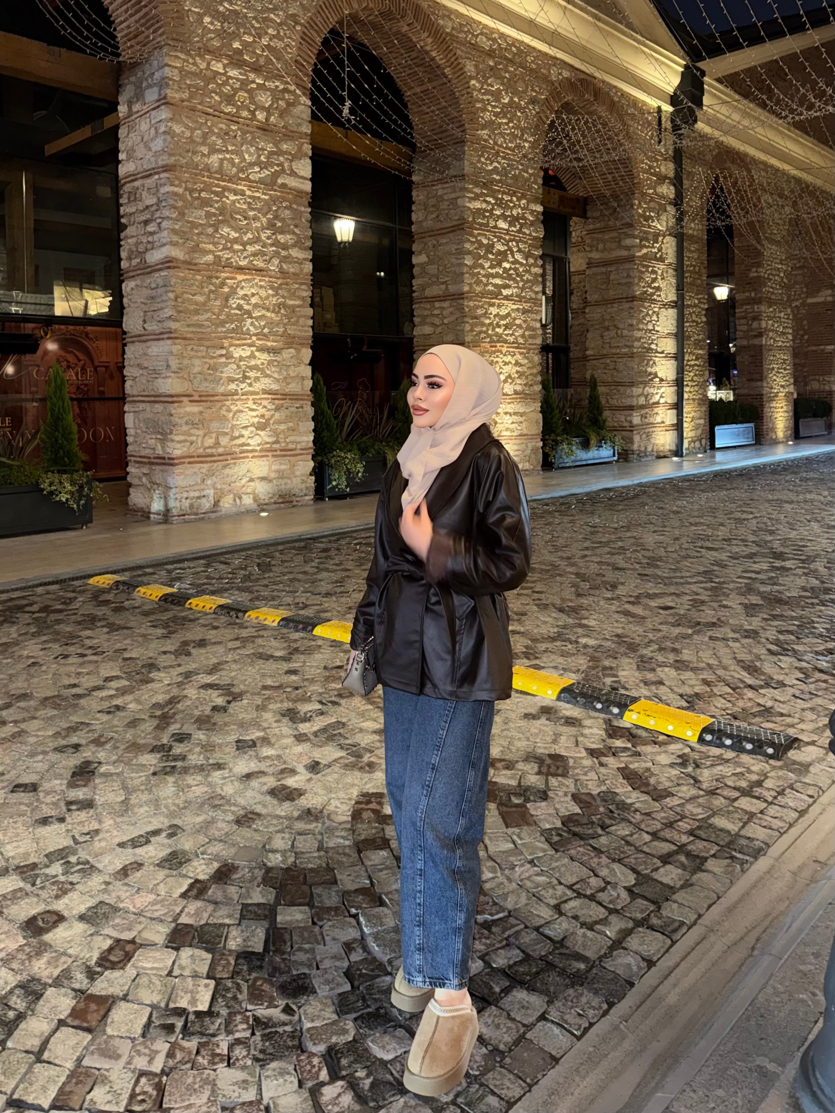 Gerna Deri Ceket - Kahve