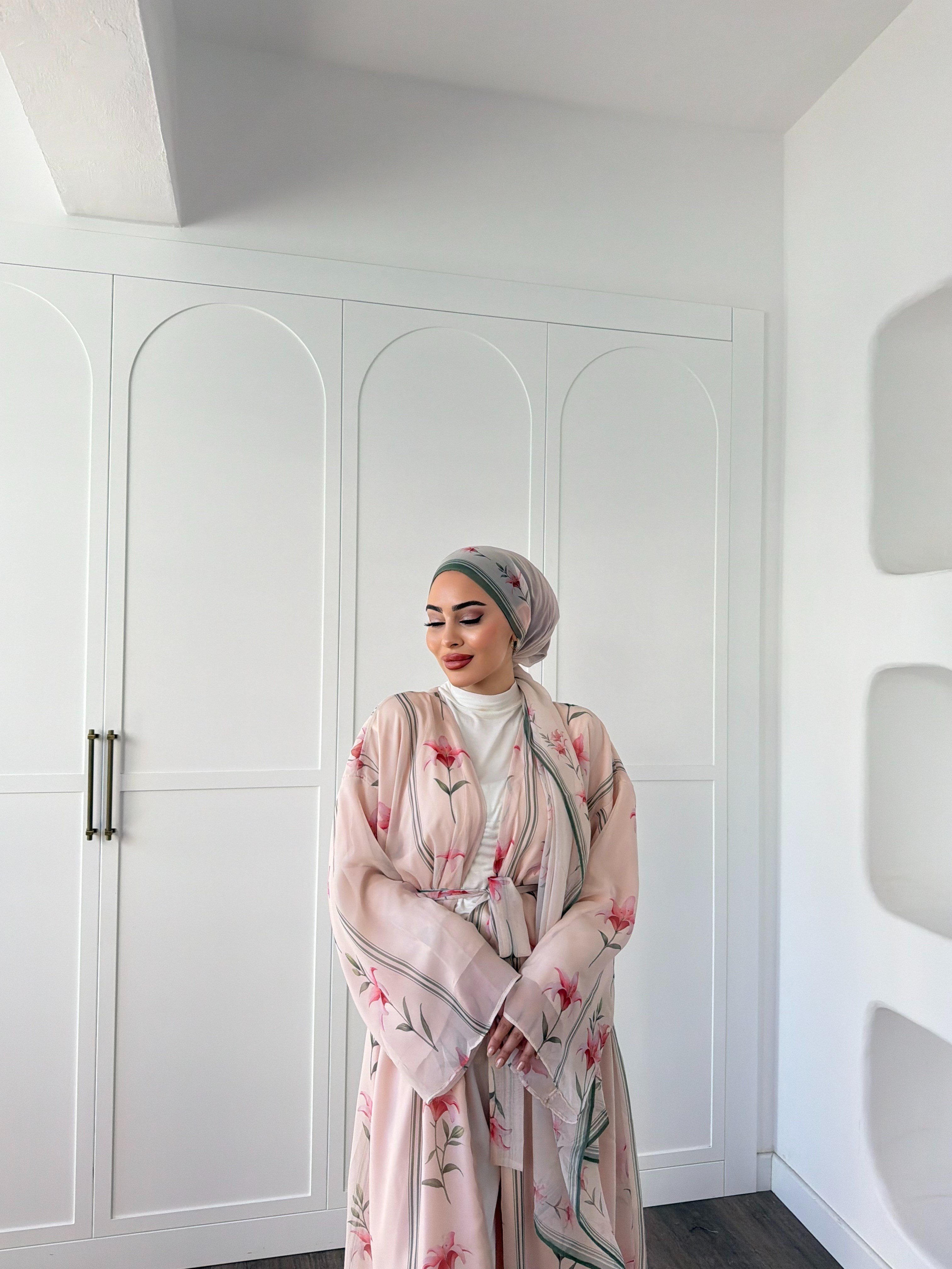 Geyyan Şal Hediyeli Abaya 