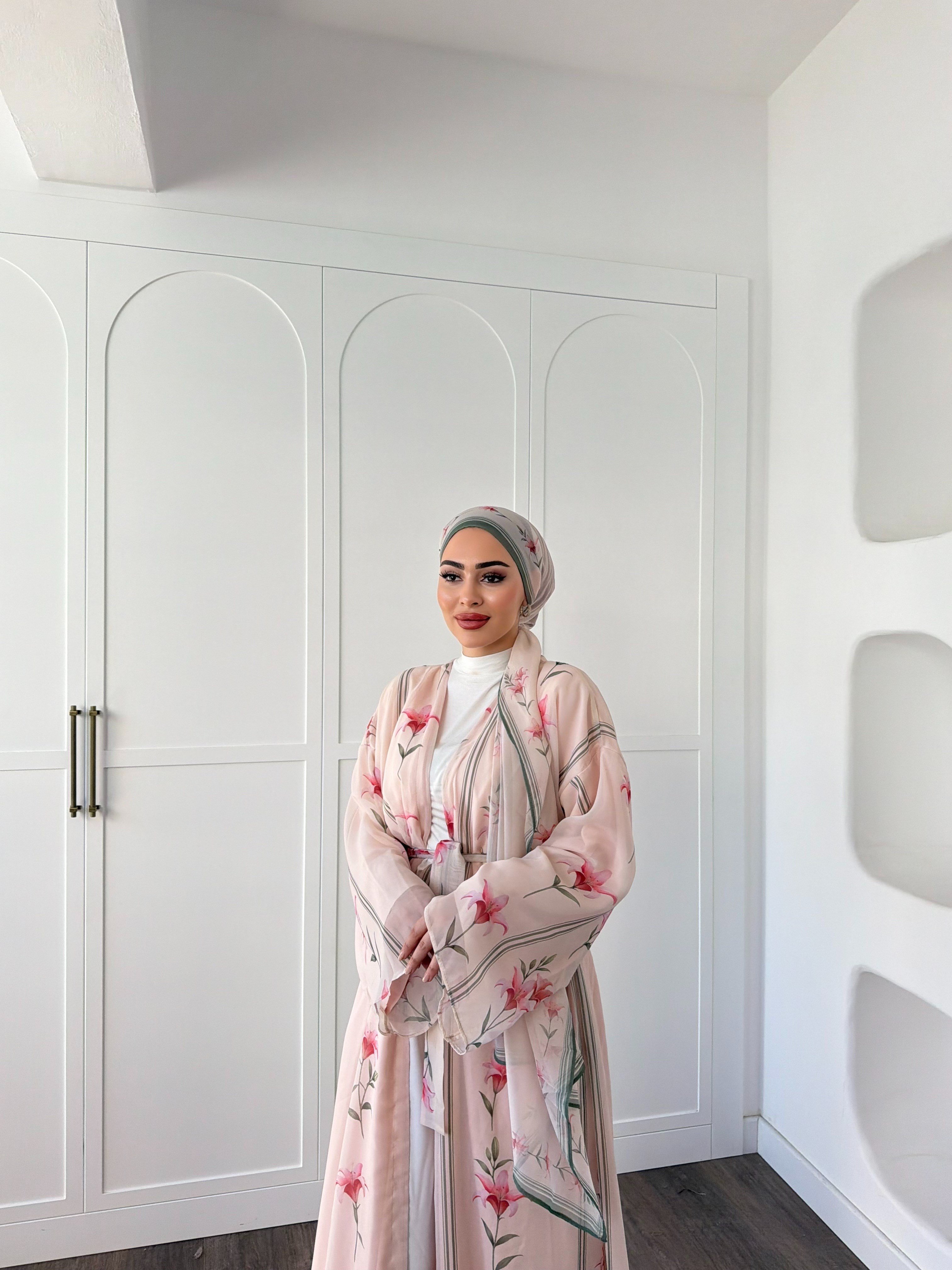 Geyyan Şal Hediyeli Abaya 