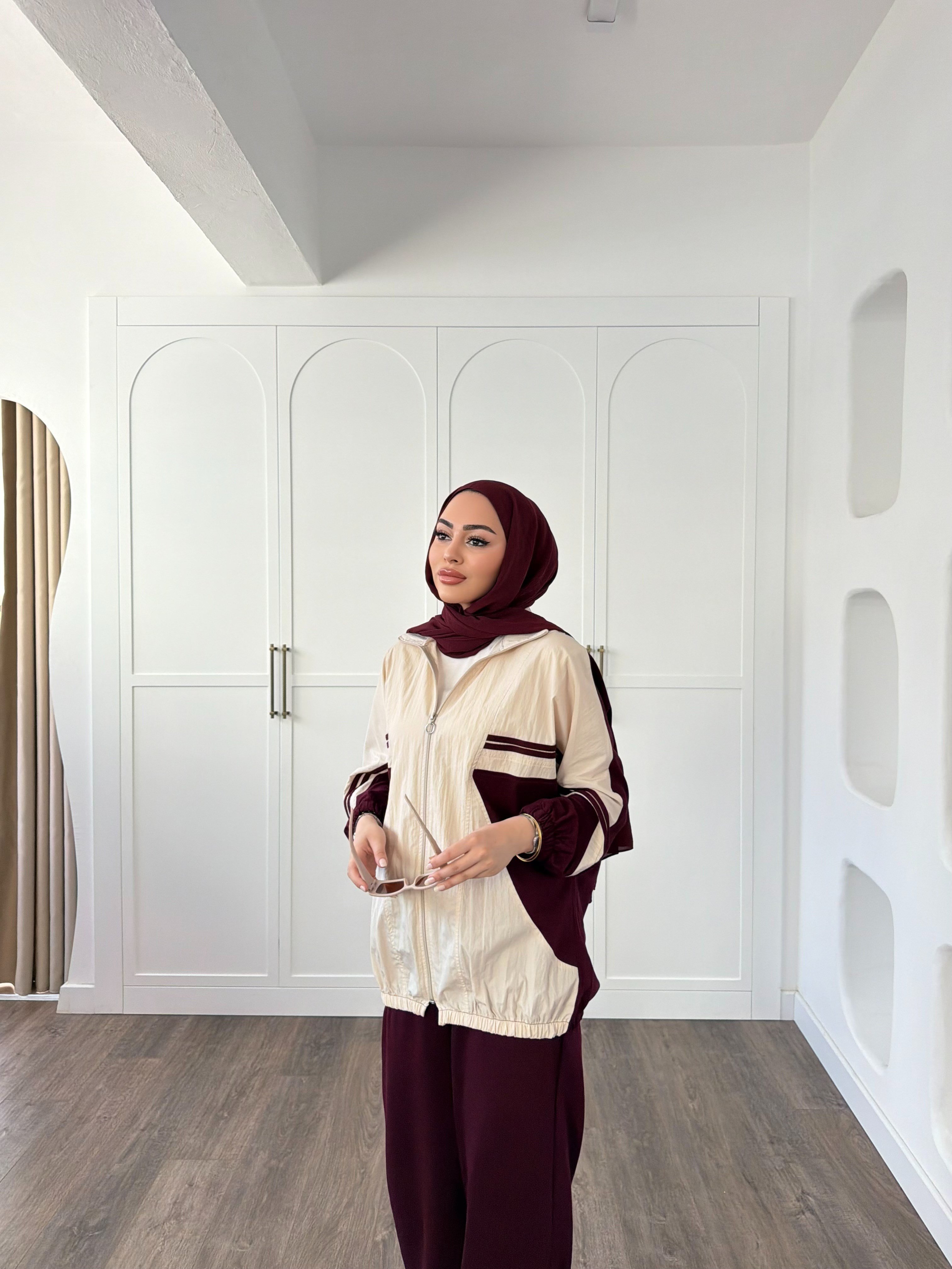 Gül Eşofman Takım - Bordo