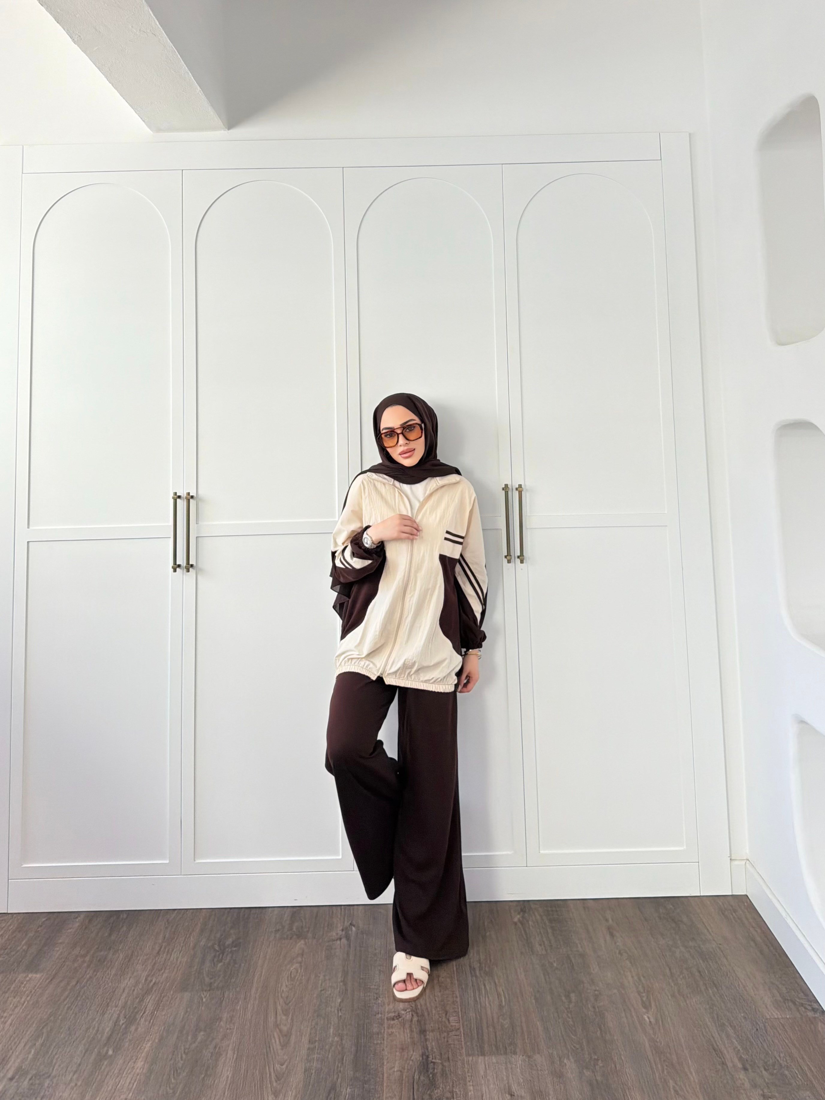 Gül Eşofman Takım - Kahve