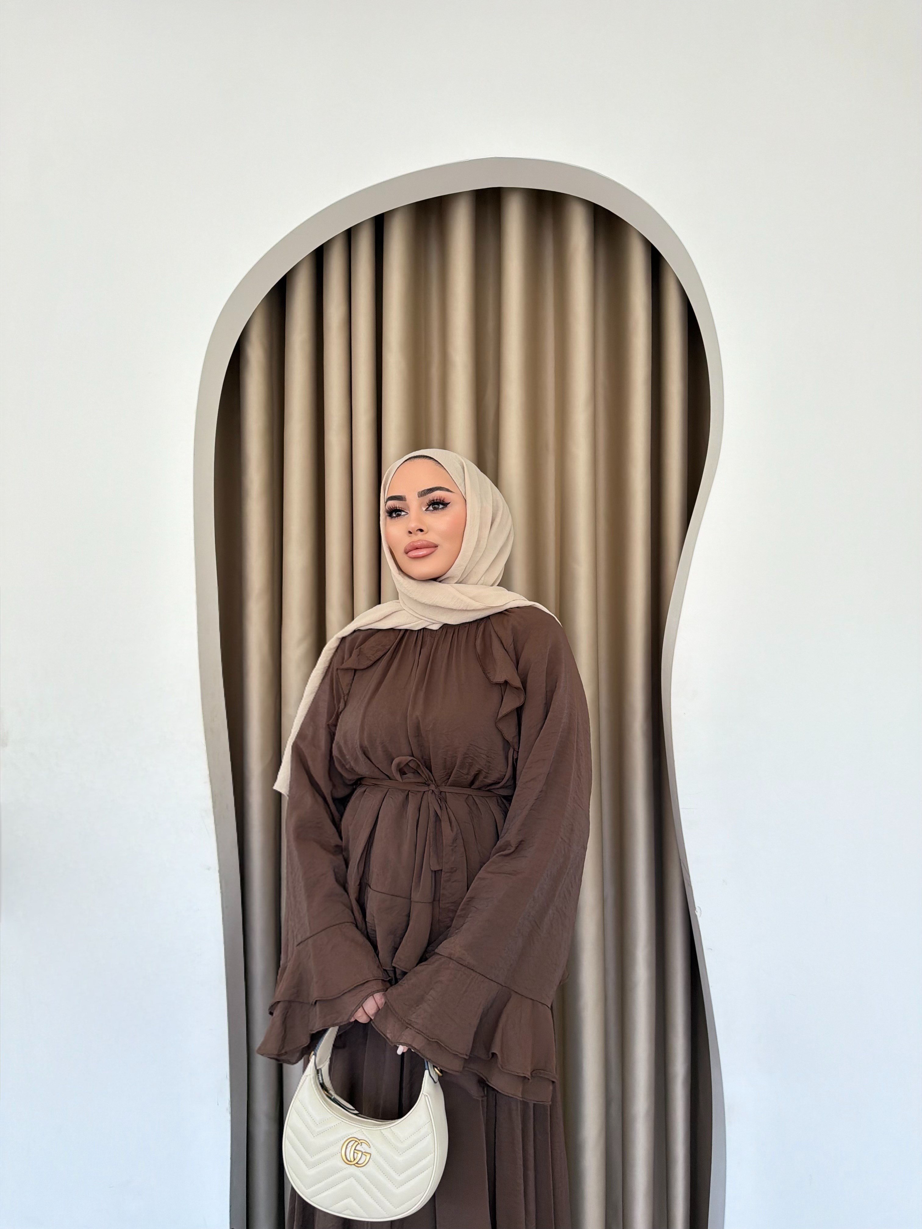 Helen Etekli Takım - Kahve