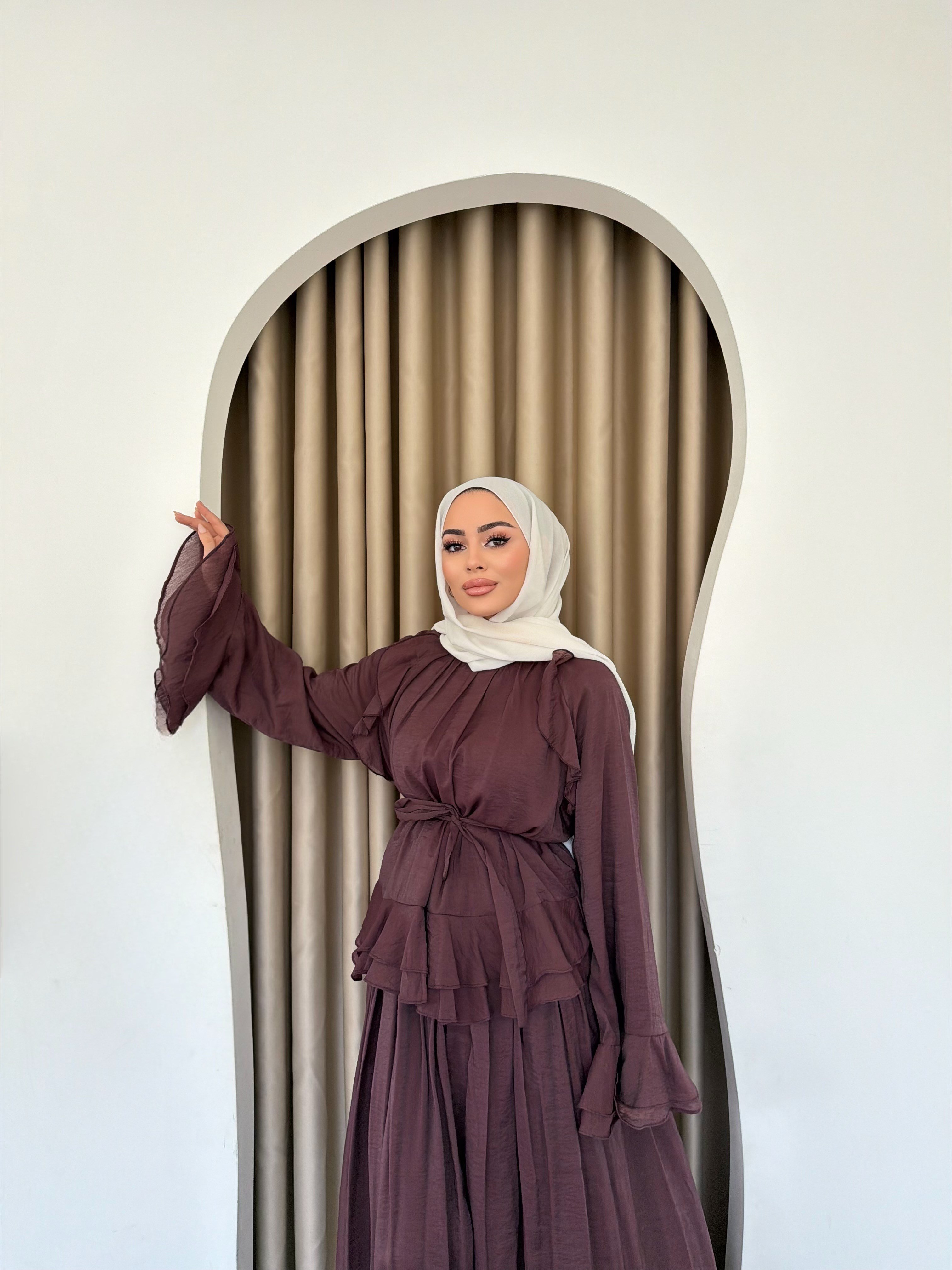 Helen Etekli Takım - Mürdüm