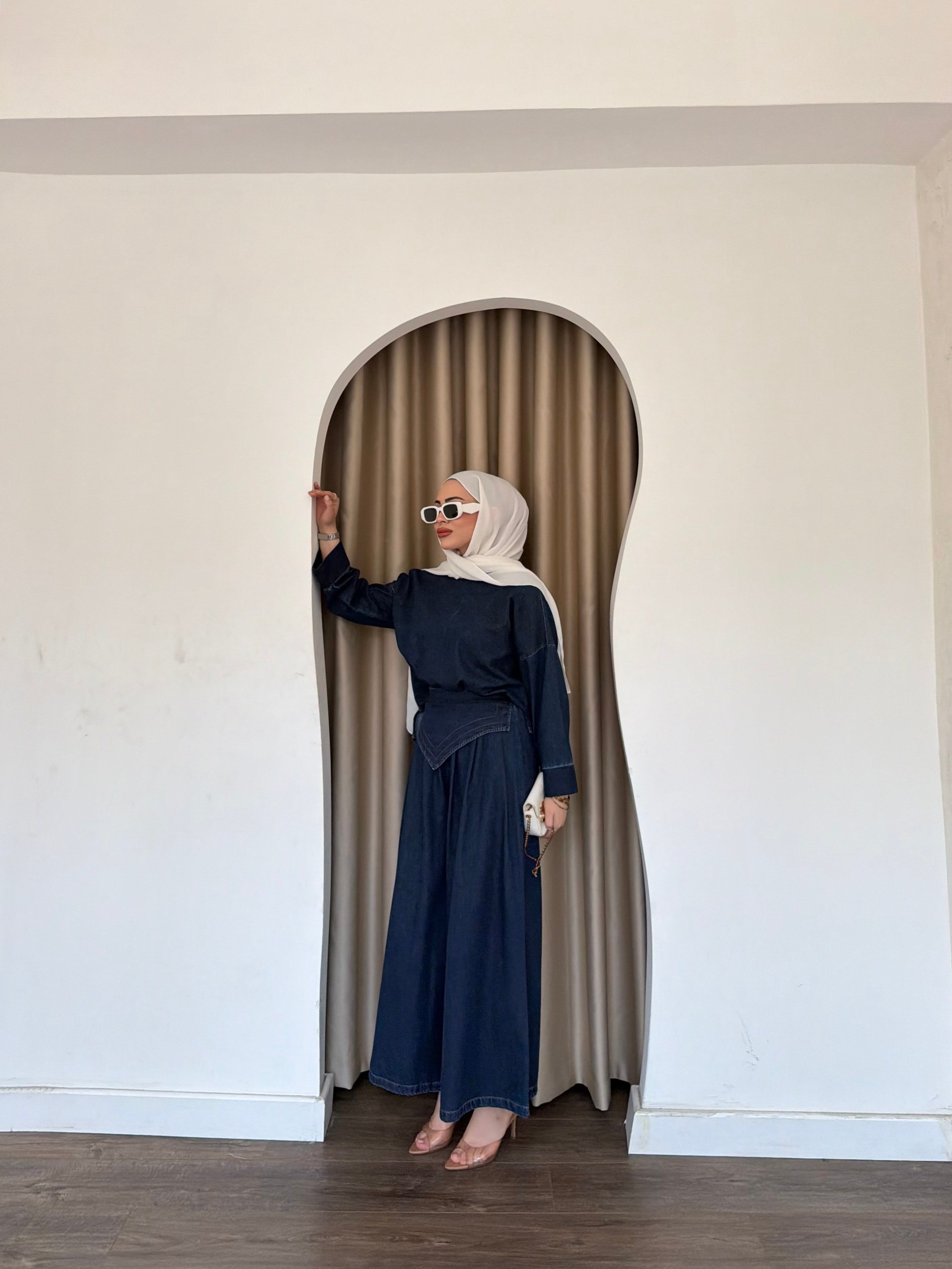 helena kot pantolonlu Takım 