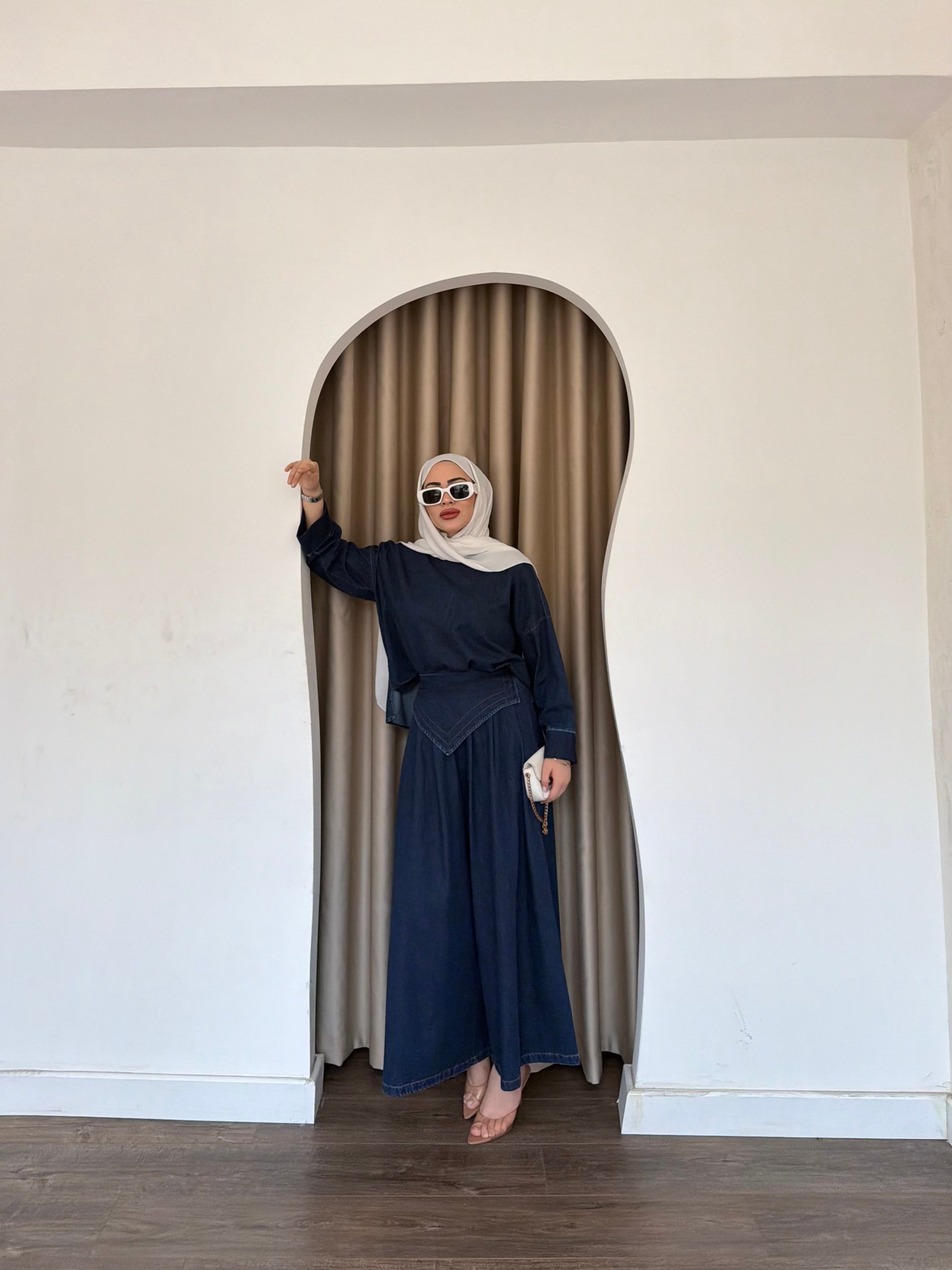 helena kot pantolonlu Takım 