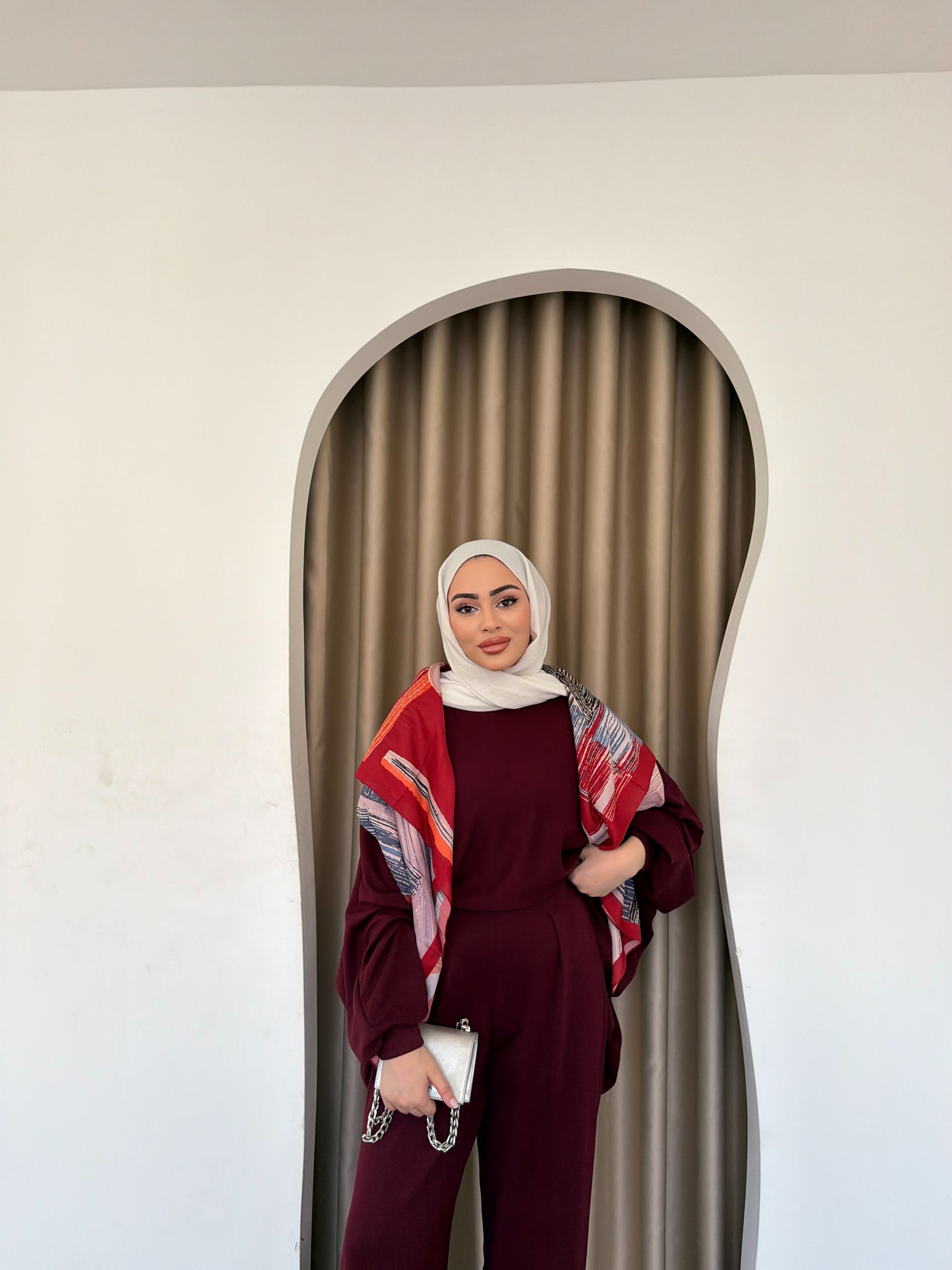 Hila Oysh Takım - Bordo