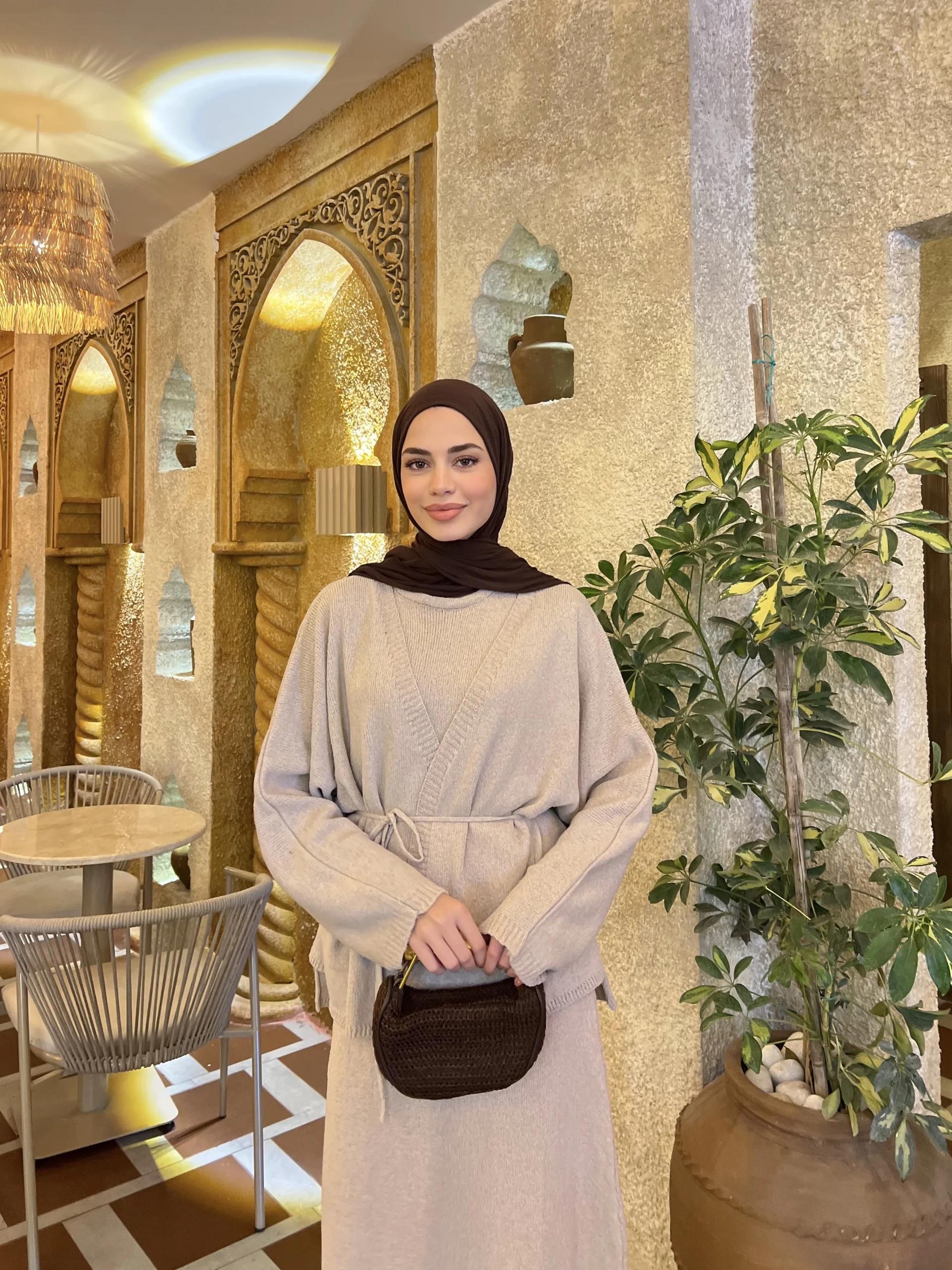 Hırkalı Elbise - Bej (ÖN SİPARİŞ)