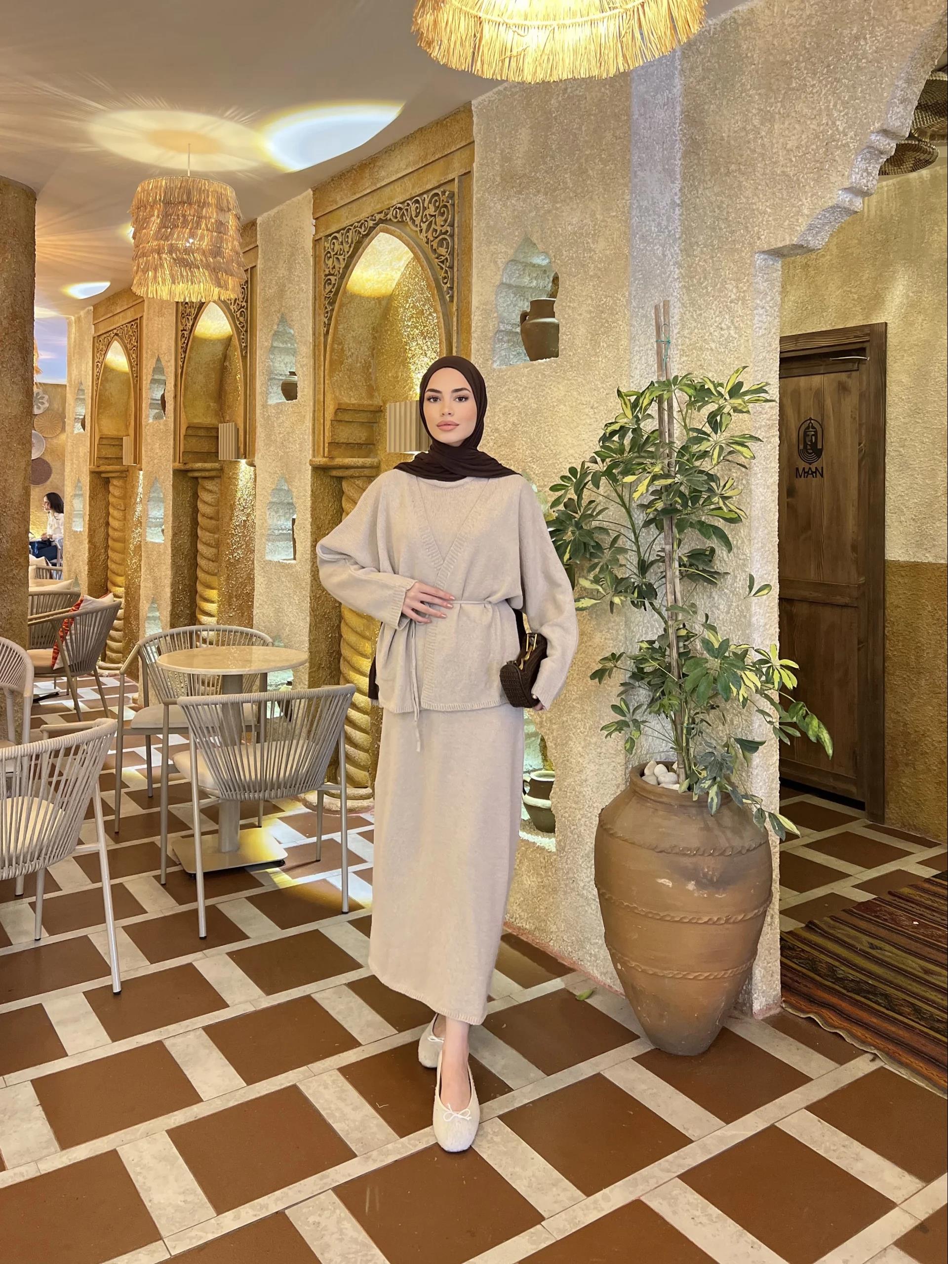 Hırkalı Elbise - Bej (ÖN SİPARİŞ)