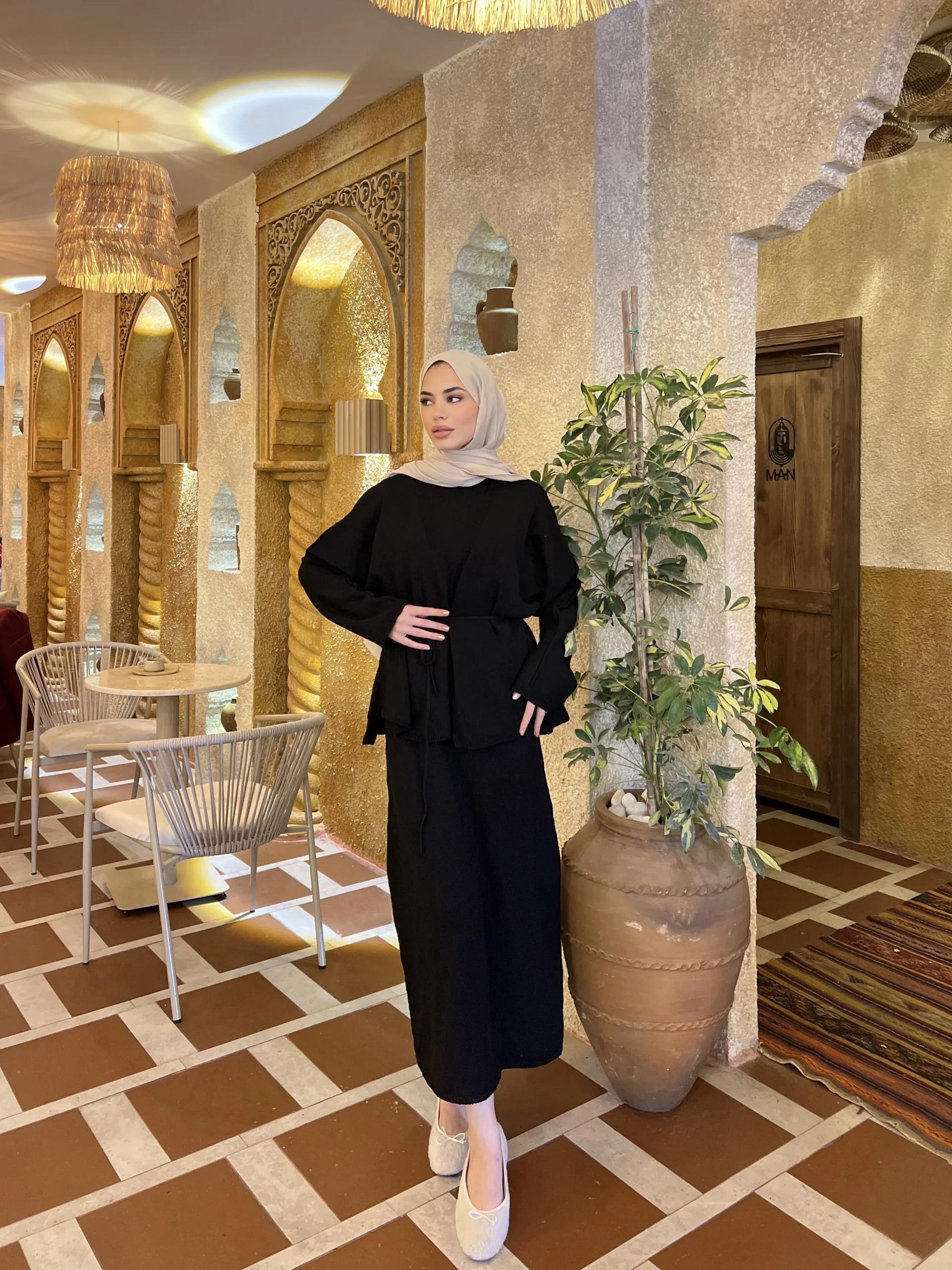 Hırkalı Elbise - Siyah (ÖN SİPARİŞ)