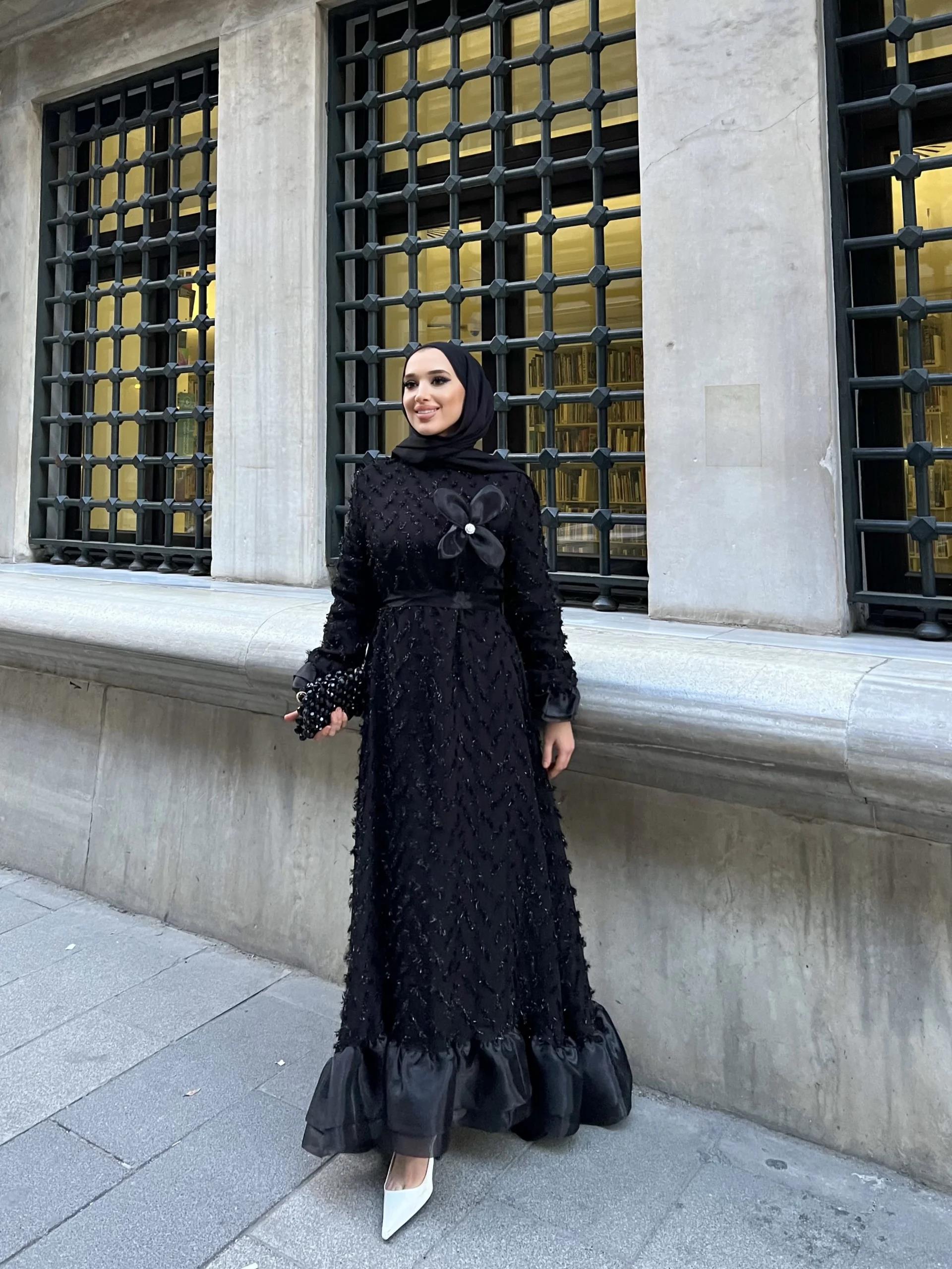 Hüma Elbise - Siyah