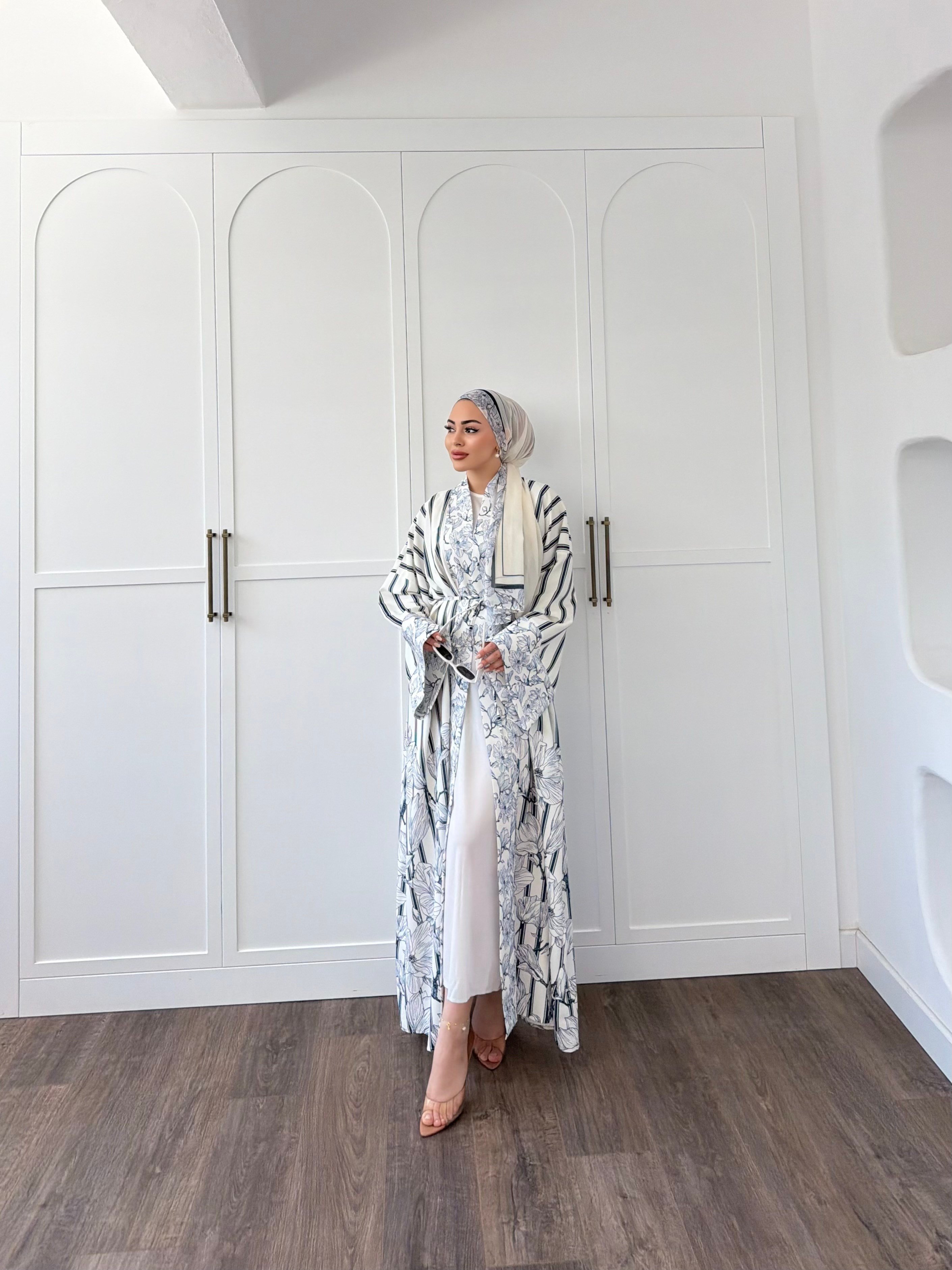 Hws Abaya Şal Hediyeli - Laci