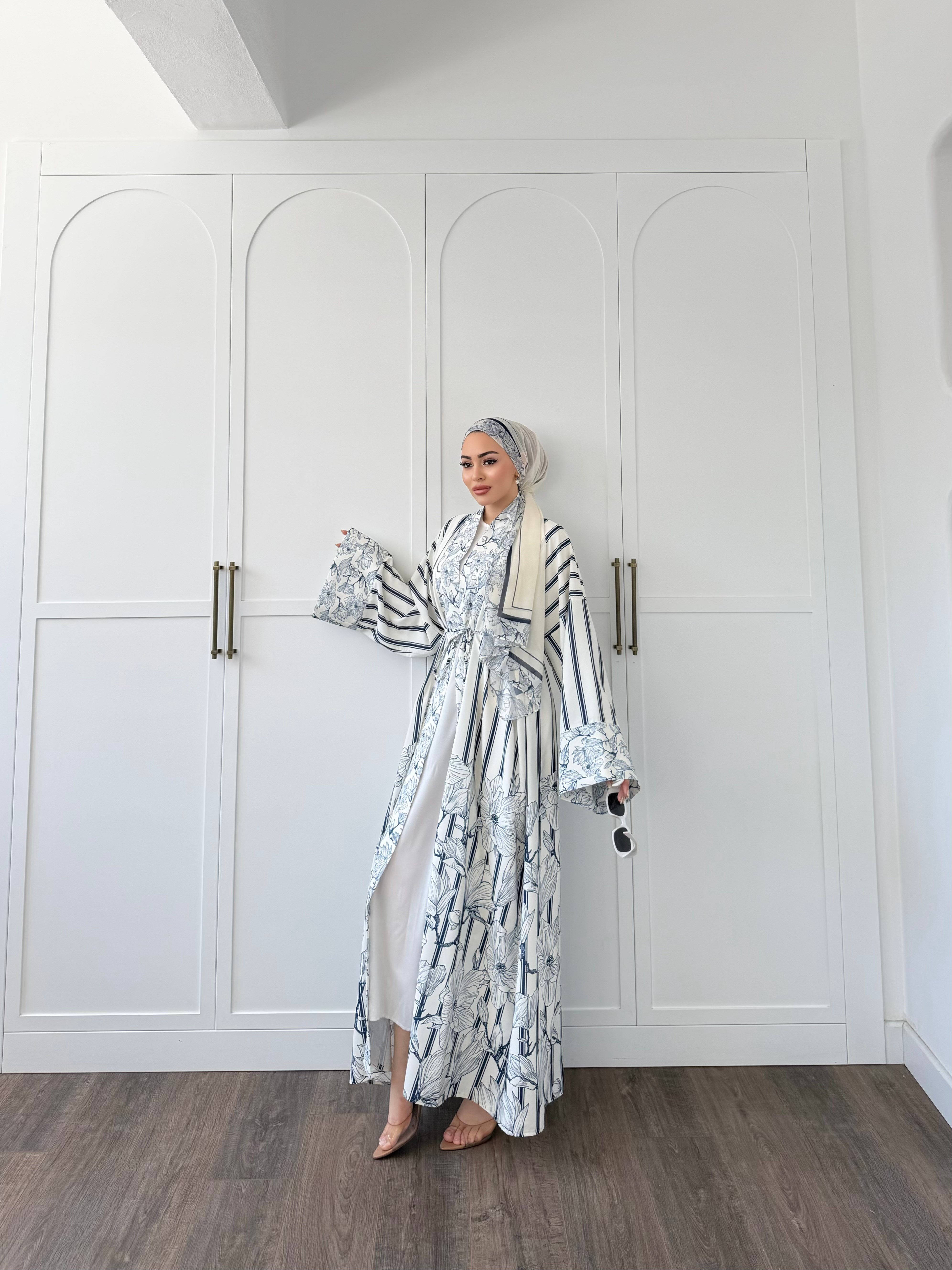 Hws Abaya Şal Hediyeli - Laci