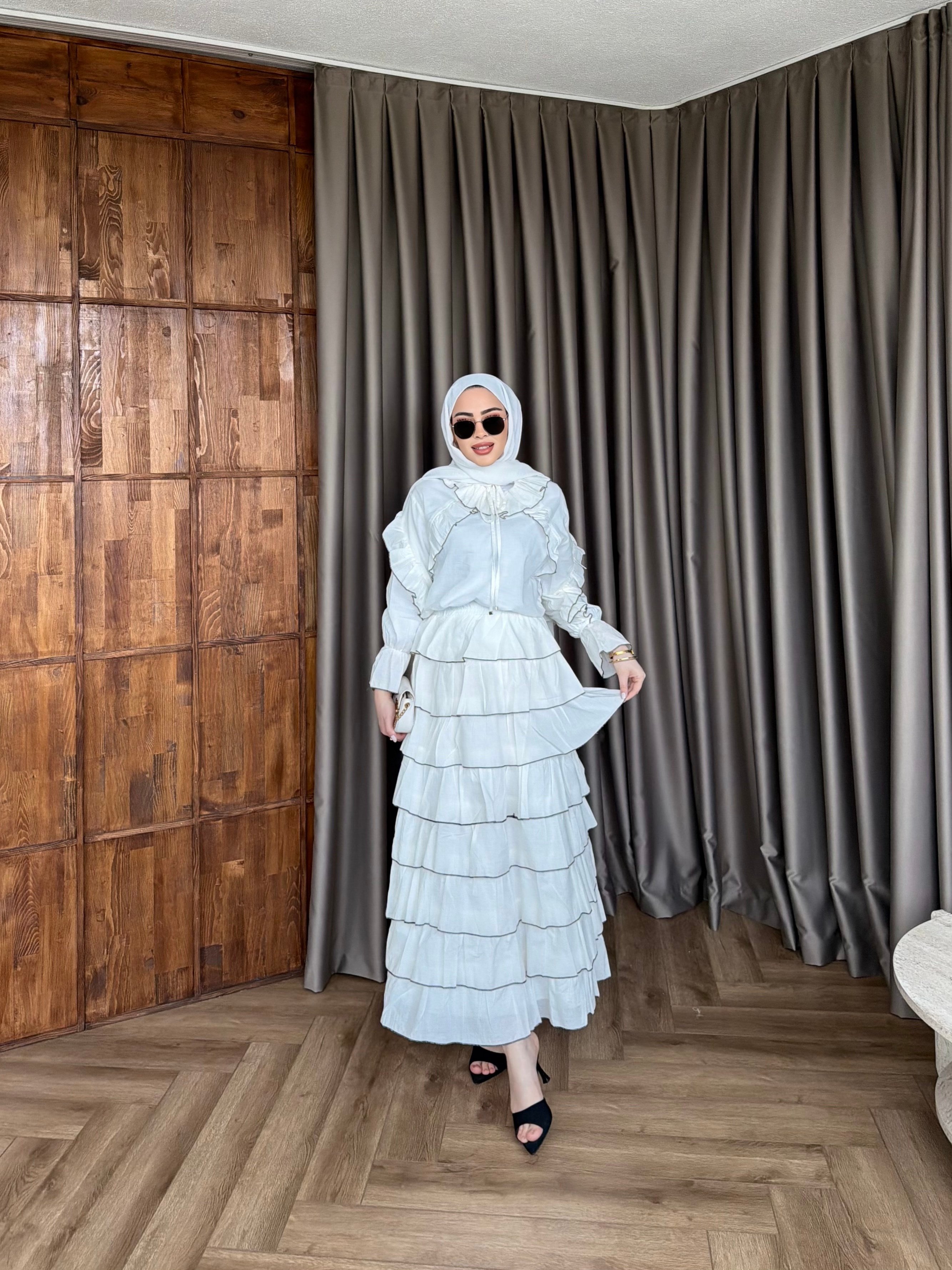 Hws kat kat Takım - Beyaz