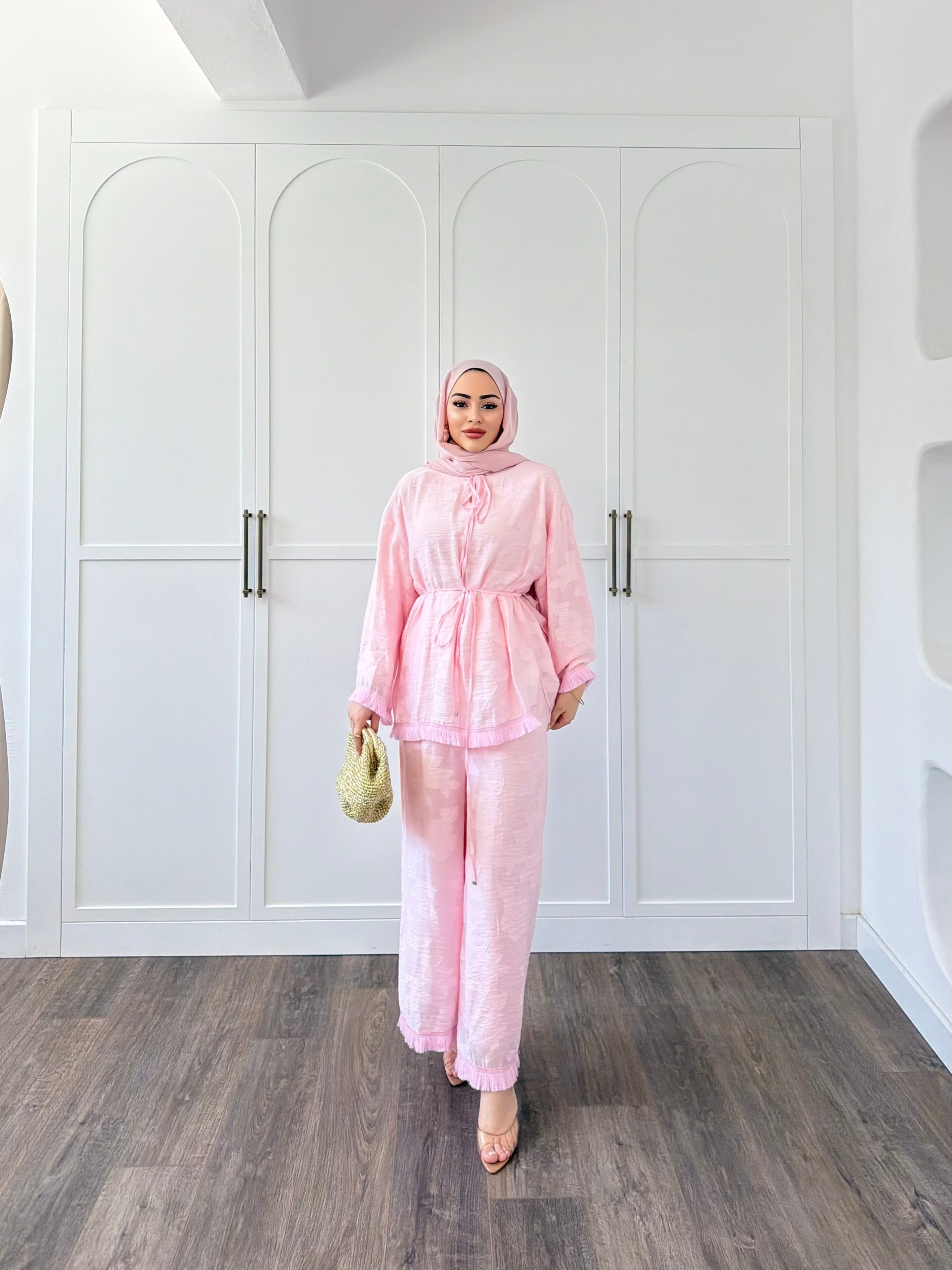 İzabel Takım - Pembe