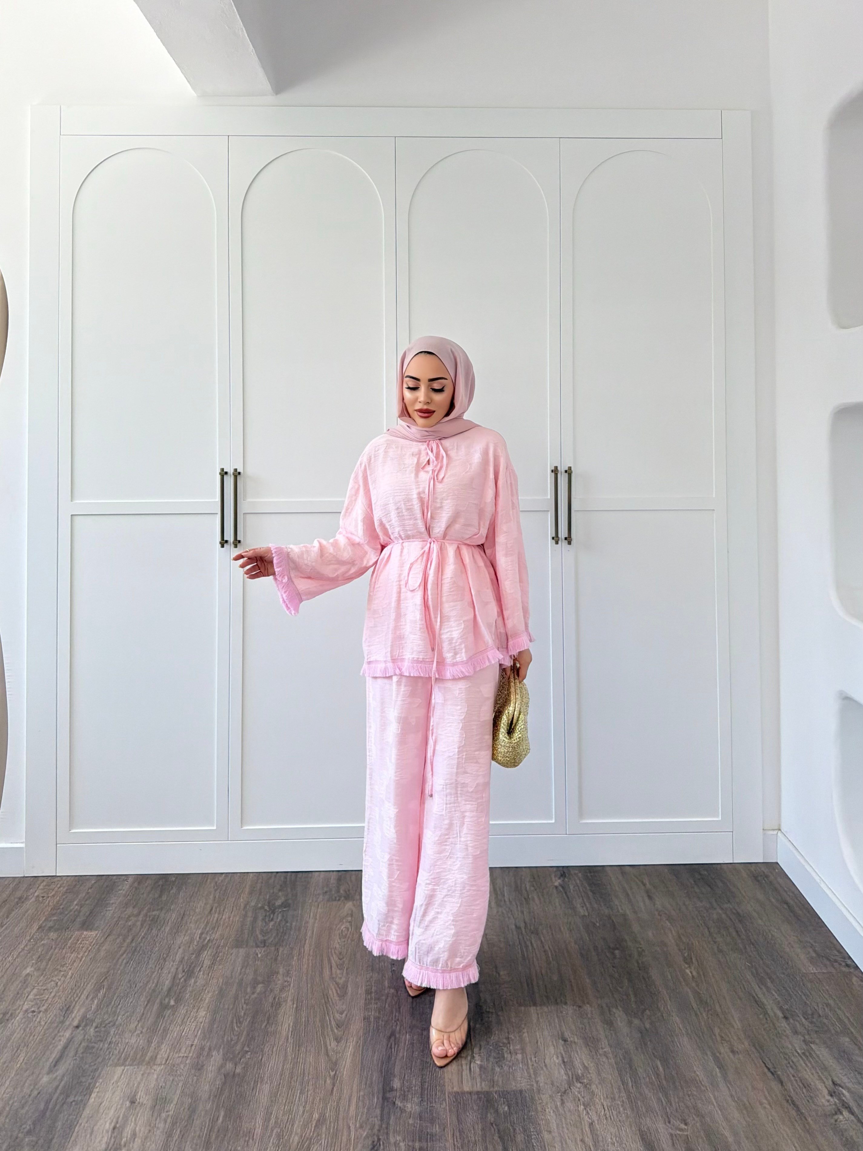 İzabel Takım - Pembe